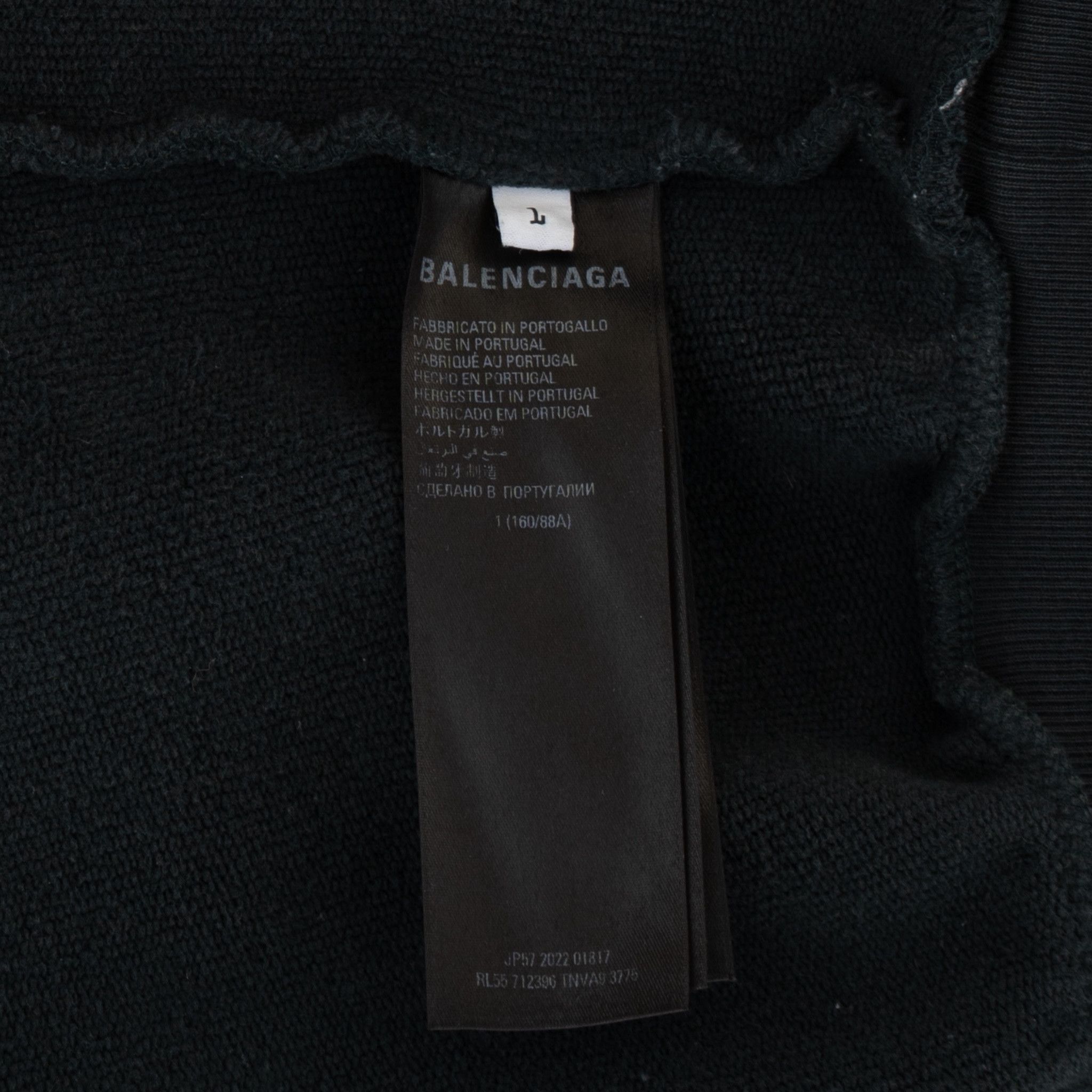 Balenciaga x adidas Logo Hooded Sweatshirt Black Size US XS / EU 42 / 0 - 4 Thumbnail