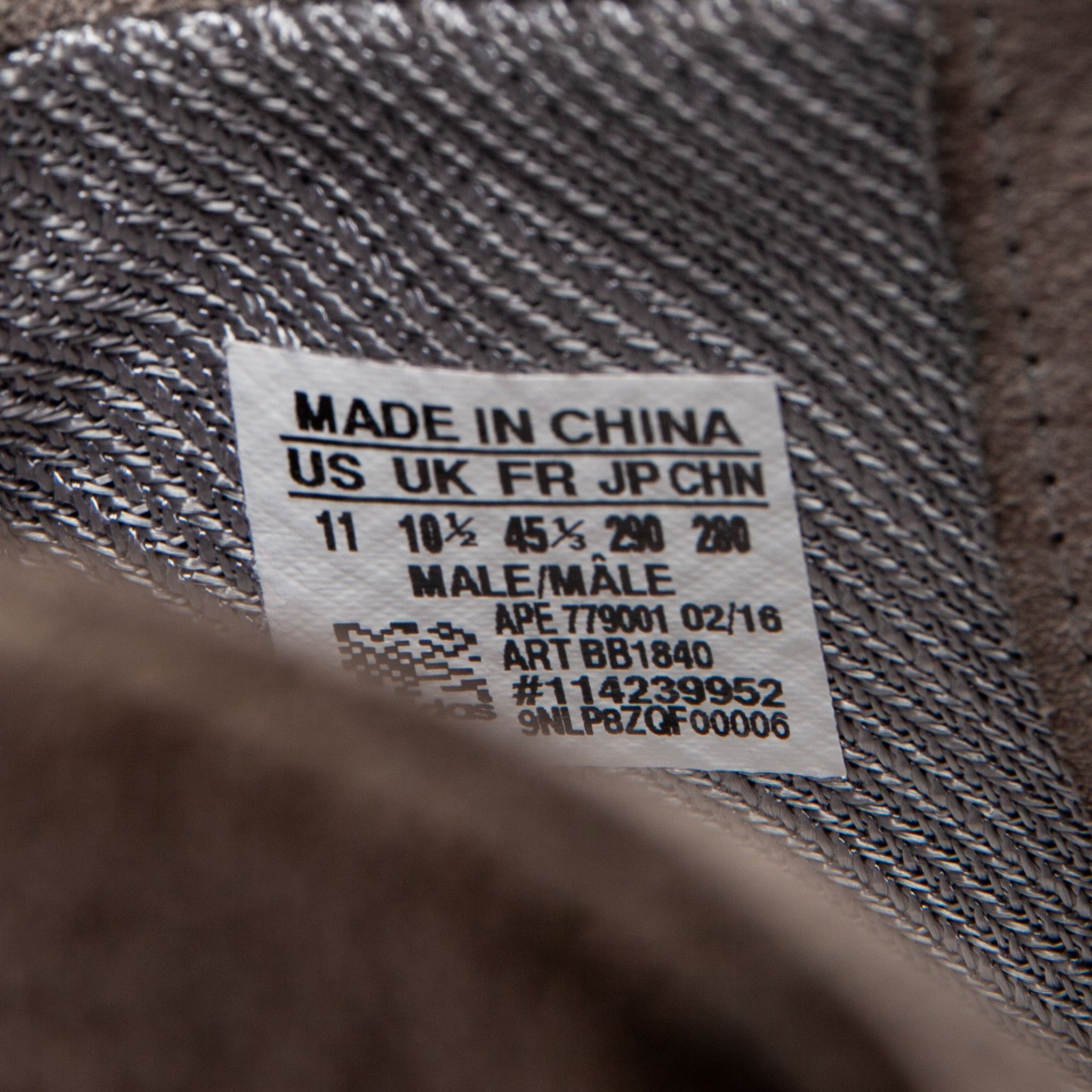 Adidas Yeezy Boost 750 Light Grey Glow In The Dark Size US 11 / EU 44 - 8 Thumbnail
