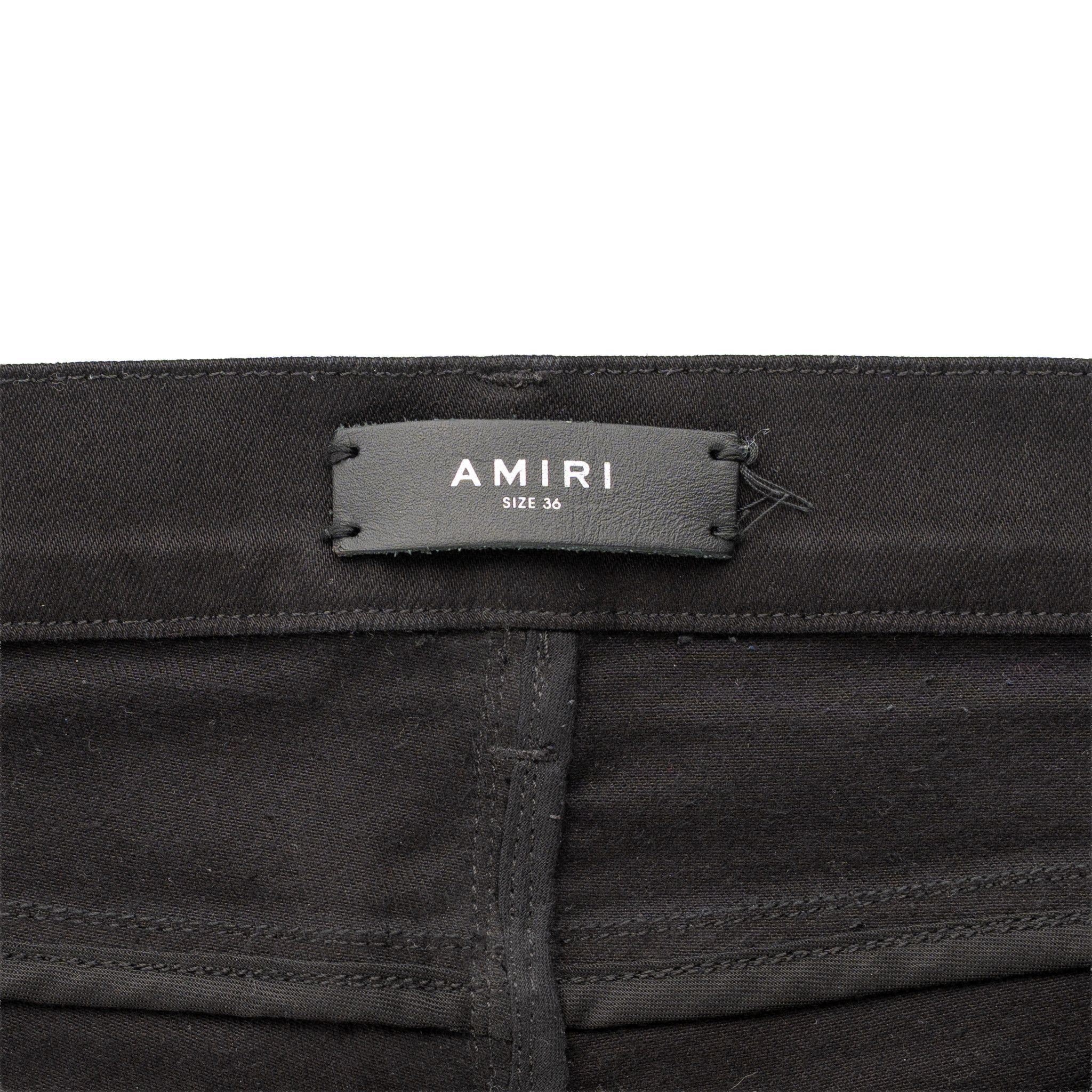 Amiri Amiri Broken Track Jeans Black Yellow Size US 36 / EU 52 - 5 Thumbnail