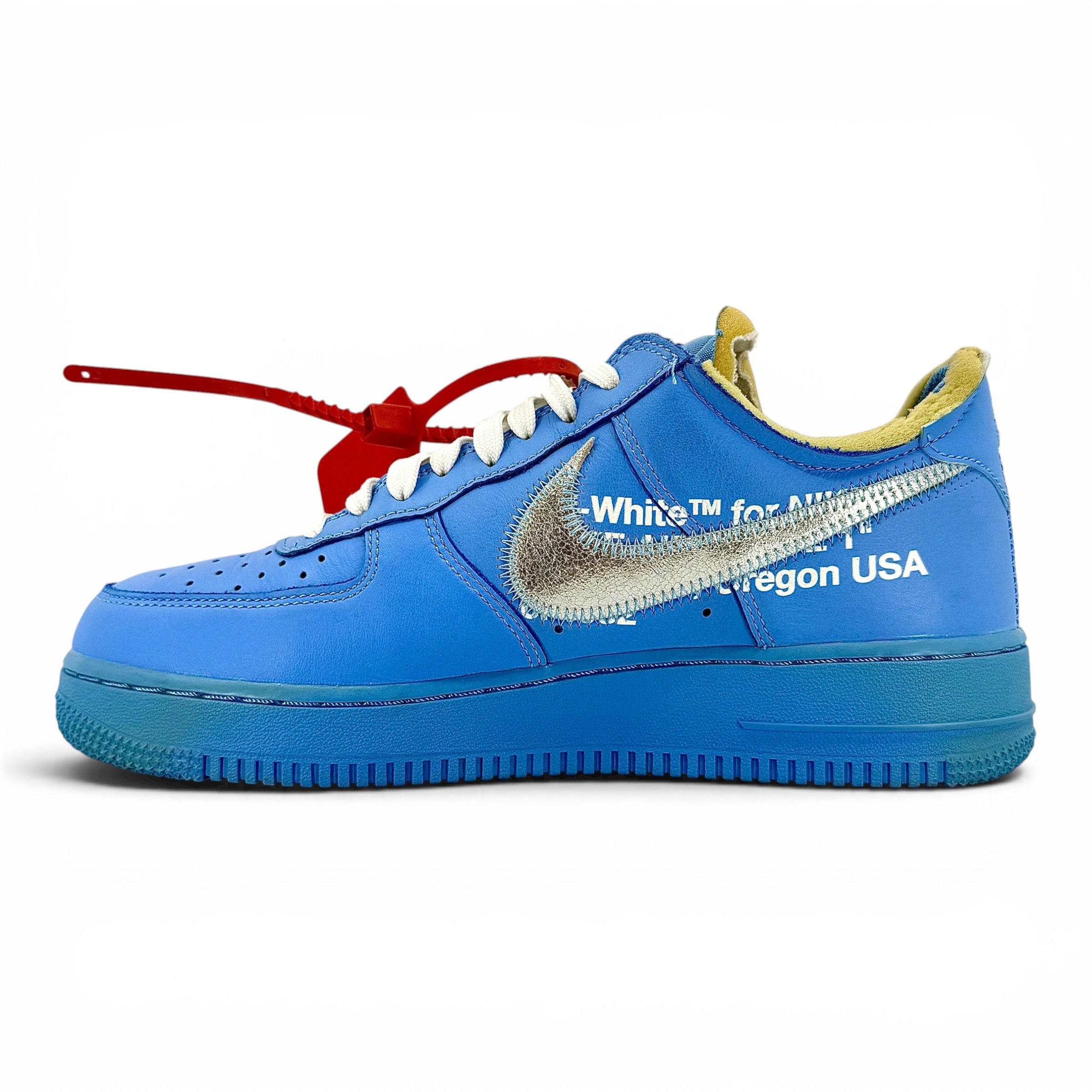 Nike Air Force 1 Low Off-White MCA University Blue Size US 8 / EU 41 - 3 Thumbnail