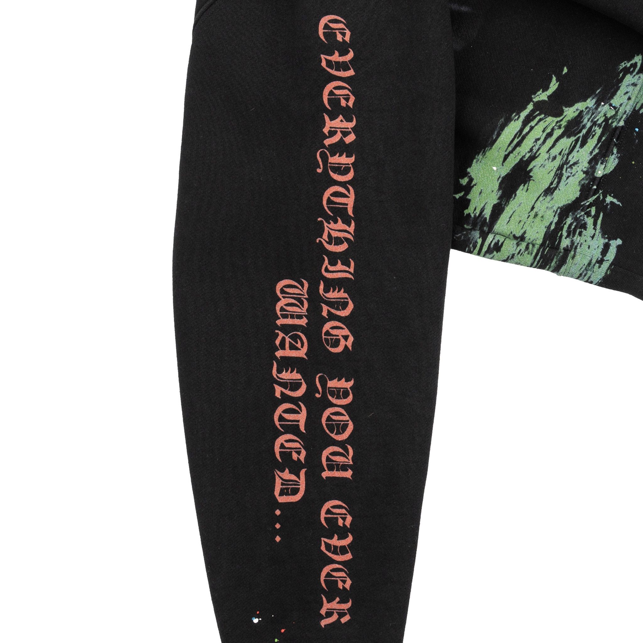 Amiri Amiri x Wes Lang Blood 38 Logo Hooded Sweatshirt Black Multi Size US XL / EU 56 / 4 - 4 Thumbnail