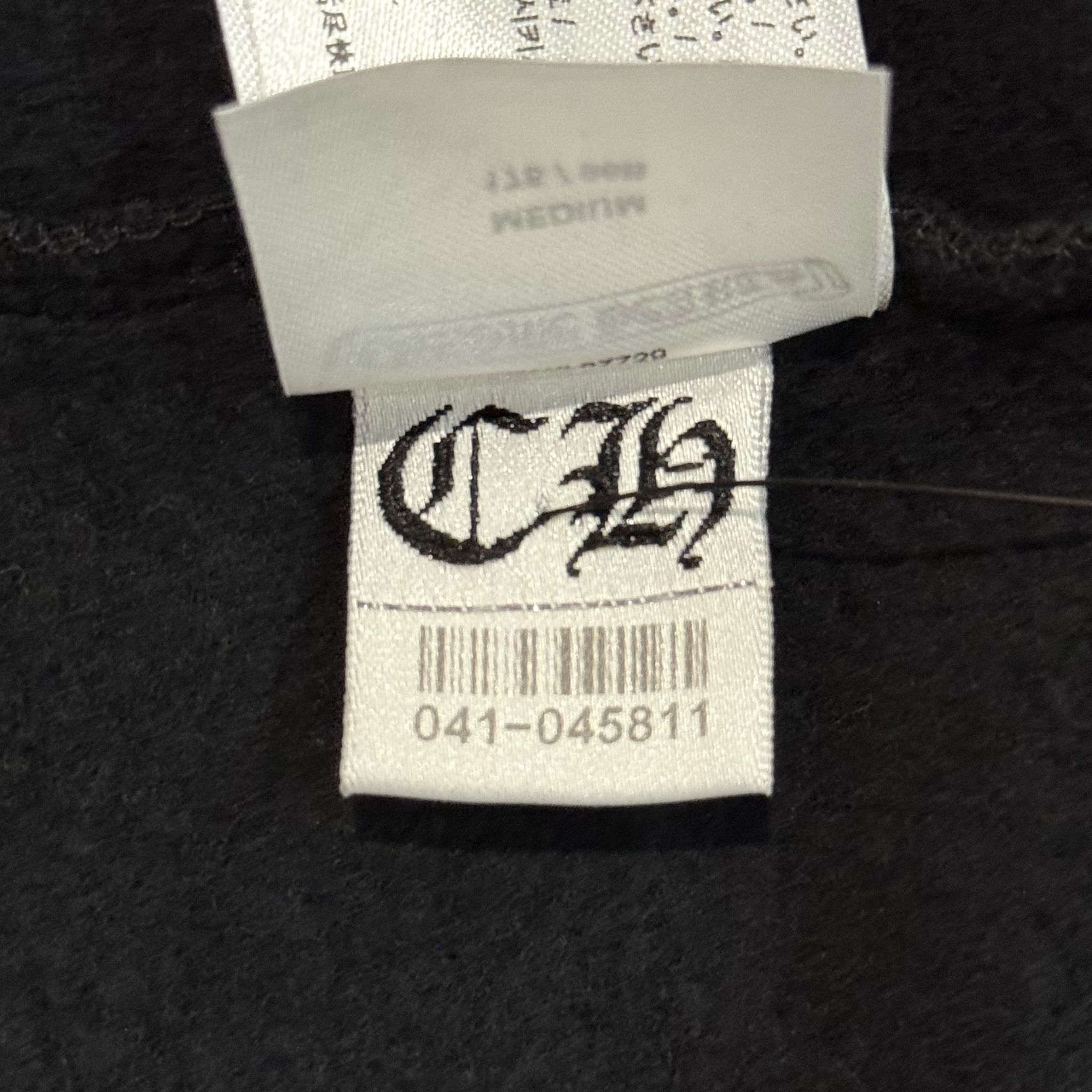 Chrome Hearts Vertical Logo Hooded Sweatshirt Black Blue Size US L / EU 52-54 / 3 - 8 Thumbnail