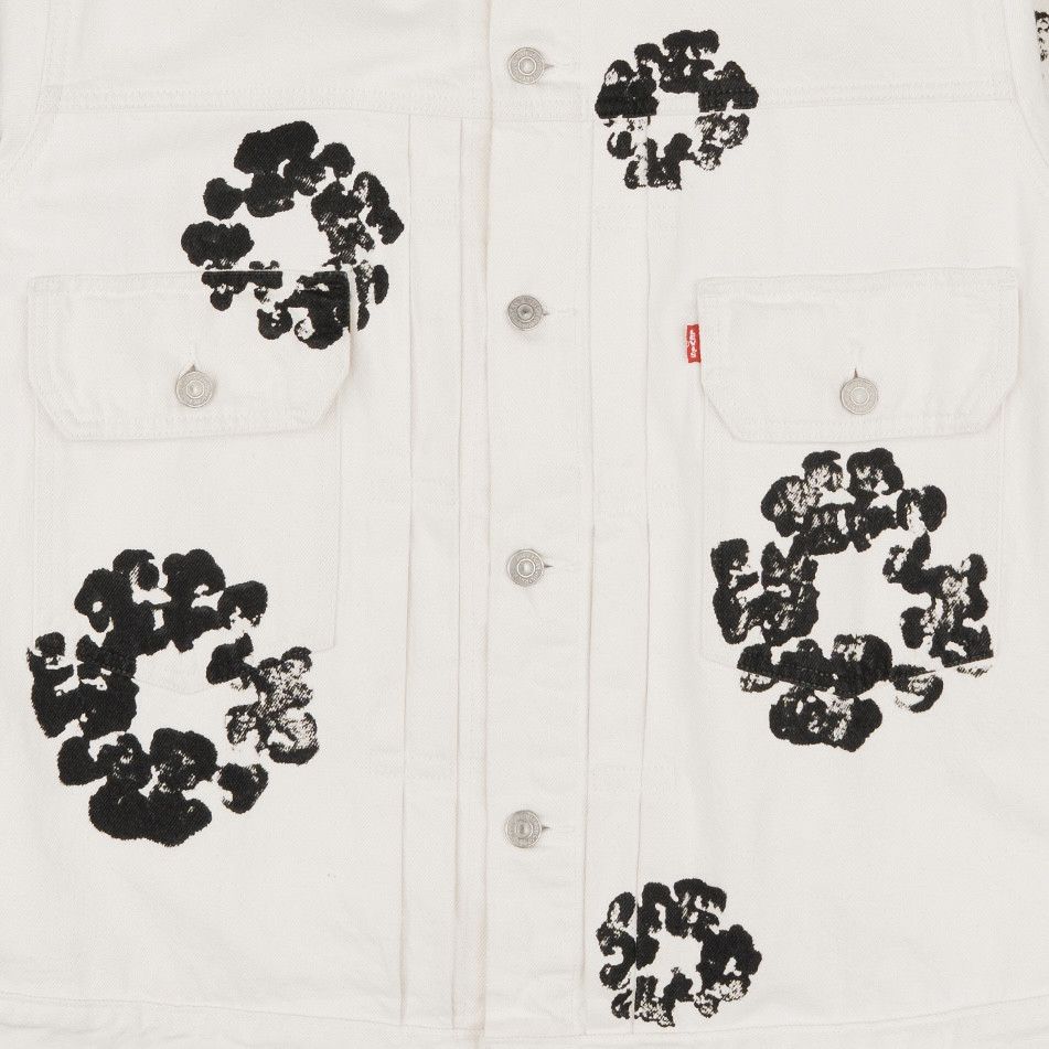 DENIM TEARS x Levi's Denim Jacket White Size US XL / EU 56 / 4 - 3 Thumbnail