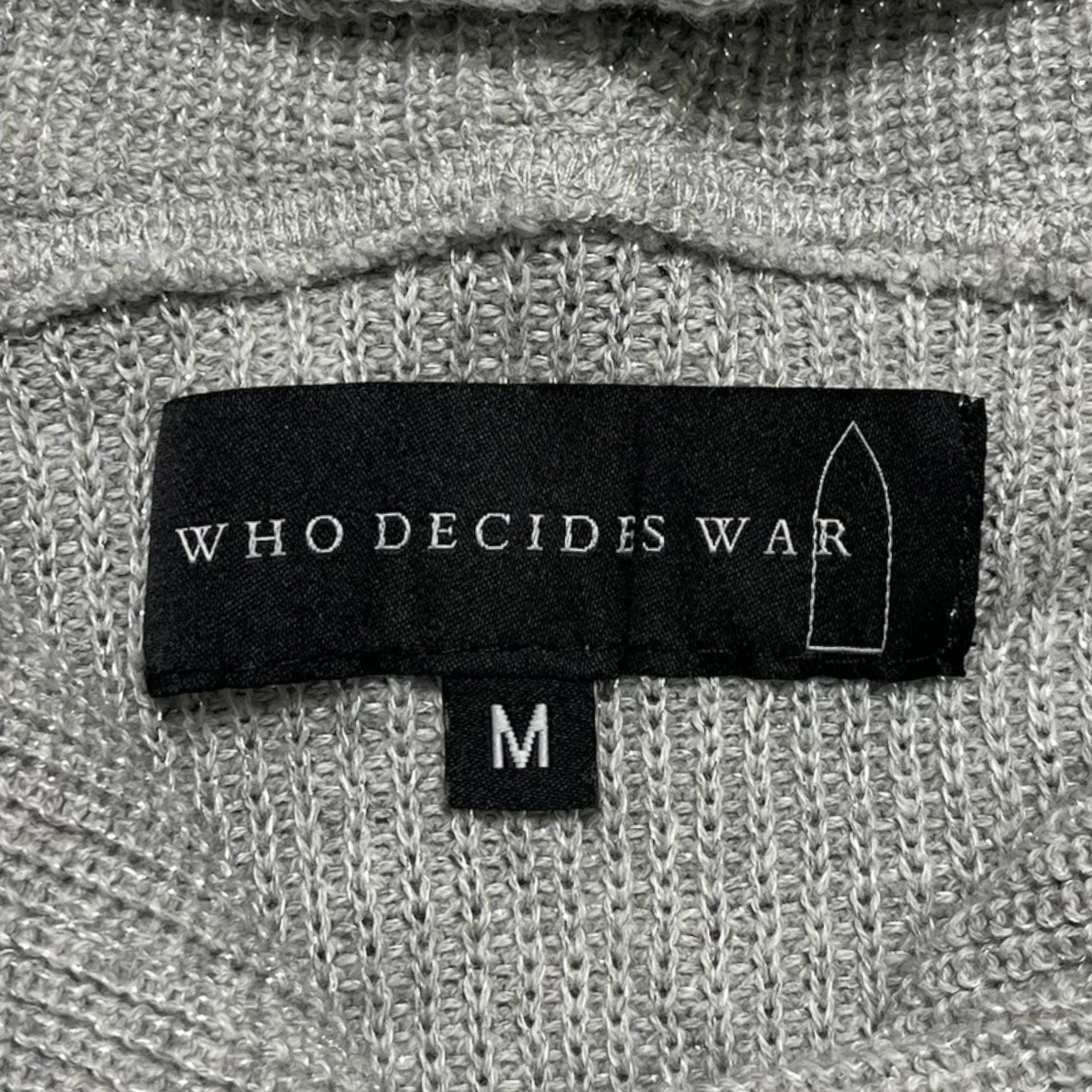Who Decides War Multi Pocket Hooded Sweatshirt Vintage Grey Size US XL / EU 56 / 4 - 5 Thumbnail