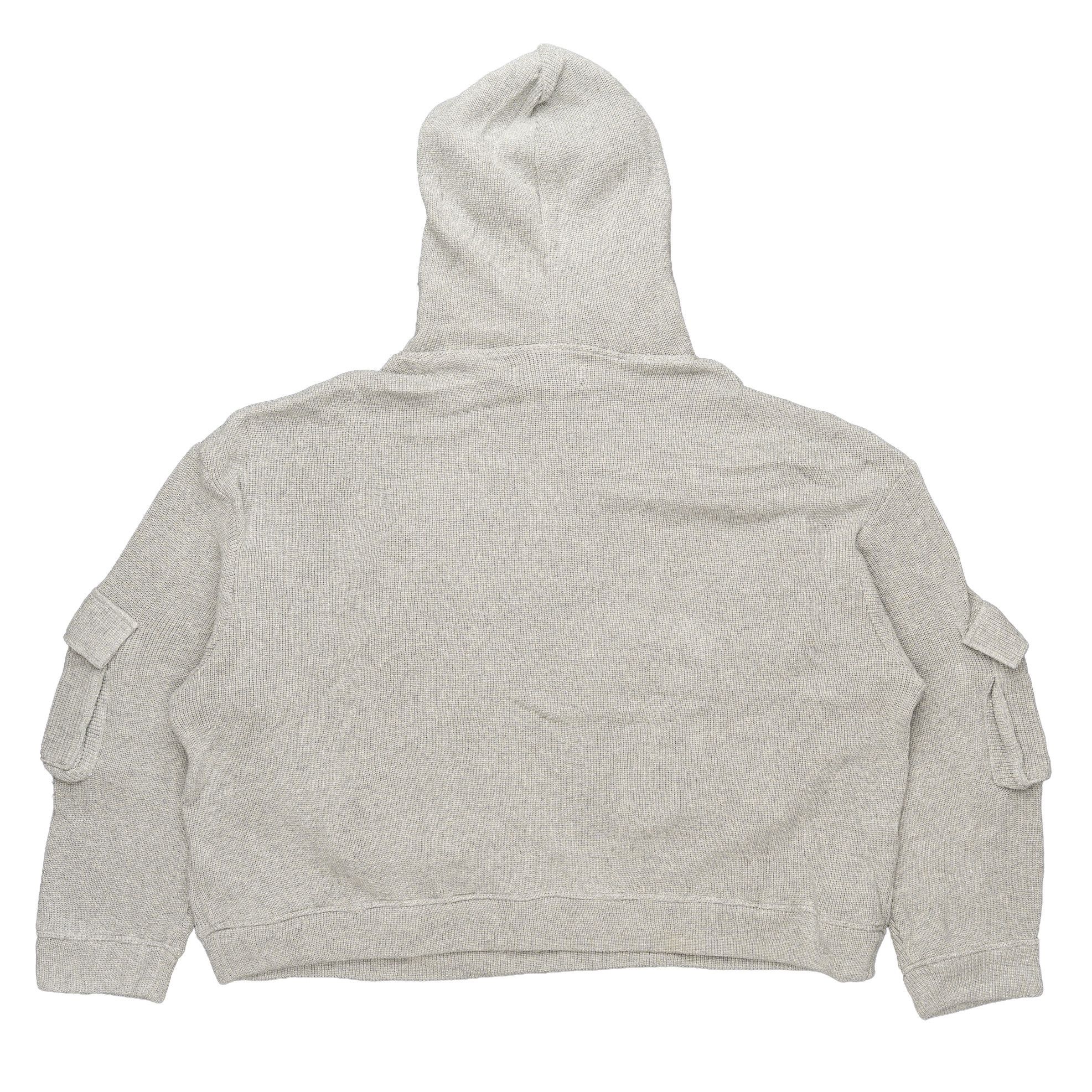 Who Decides War Multi Pocket Hooded Sweatshirt Vintage Grey Size US XL / EU 56 / 4 - 2 Thumbnail