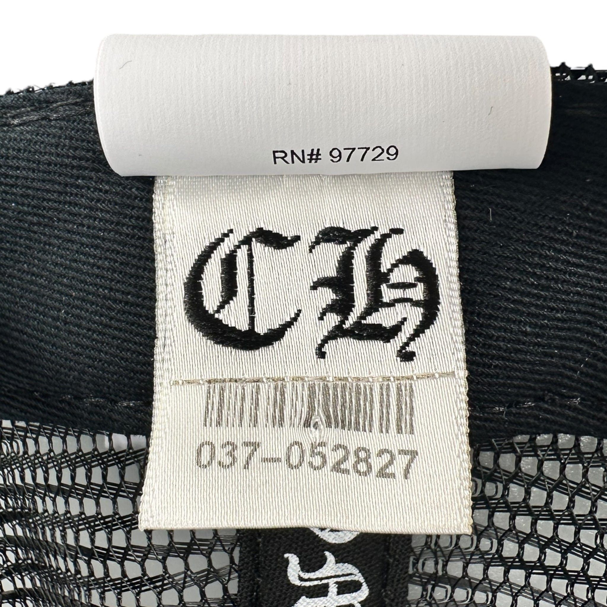 Chrome Hearts Las Vegas Exclusive CH Patch Trucker Hat Black White Size ONE SIZE - 8 Thumbnail