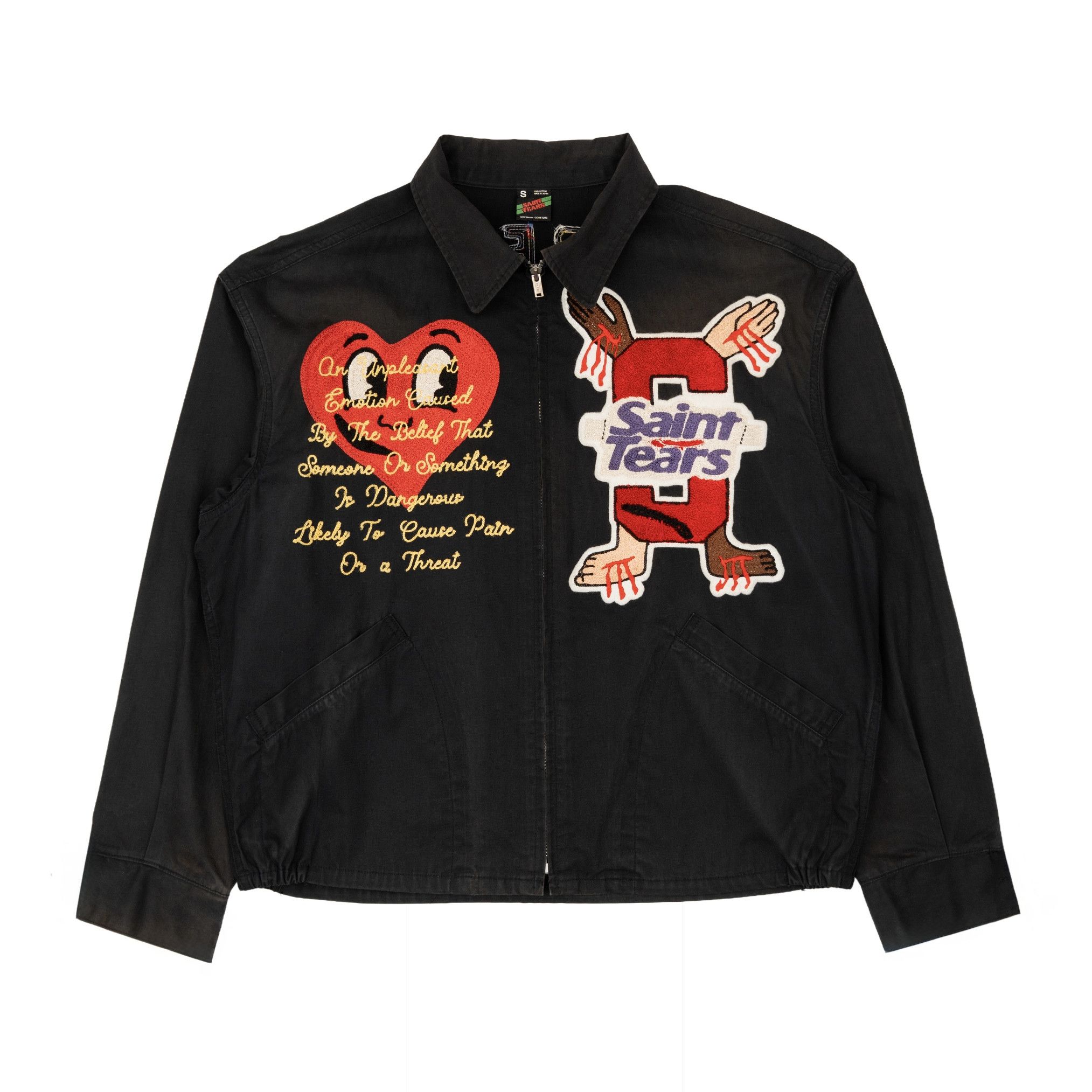 Saint Michael x Denim Tears Swing Top Jacket Black Red Multi Size US S / EU 44-46 / 1 - 3 Thumbnail
