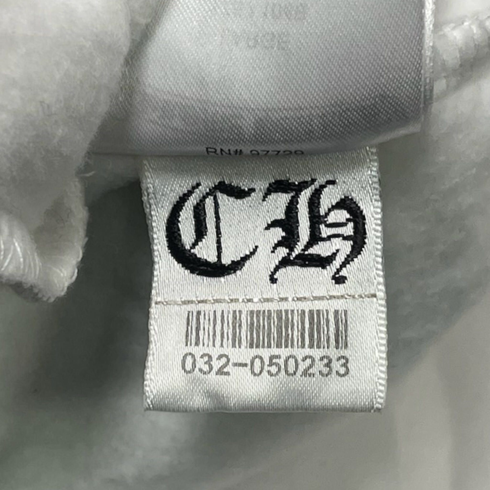 Chrome Hearts Stencil Logo Hooded Sweatshirt White Multi Size US XS / EU 42 / 0 - 7 Thumbnail