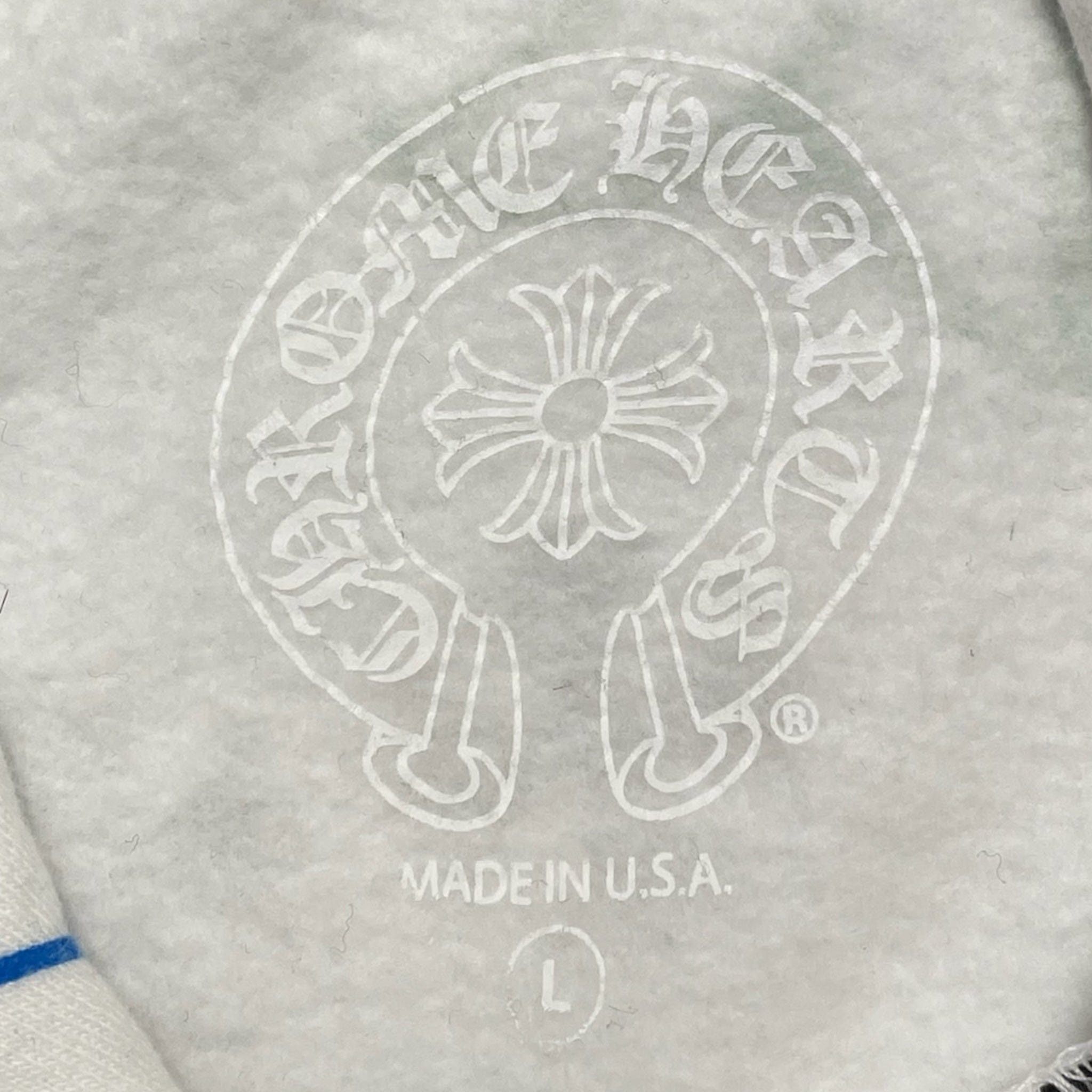 Chrome Hearts Stencil Logo Hooded Sweatshirt White Multi Size US XS / EU 42 / 0 - 4 Thumbnail