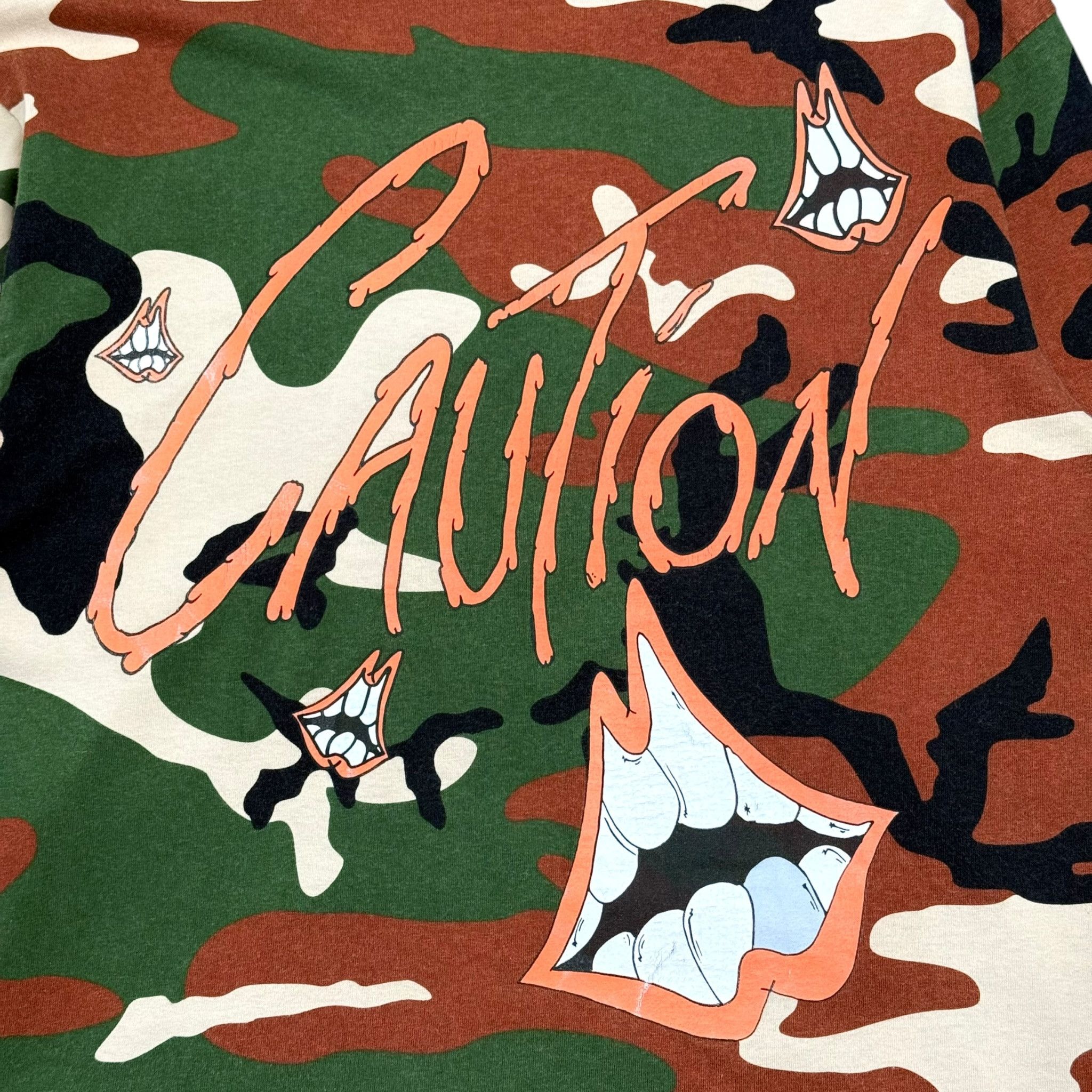 Chrome Hearts x Matty Boy Pocket Caution Logo Long Sleeve Tee Shirt Camo Size US L / EU 52-54 / 3 - 7 Thumbnail