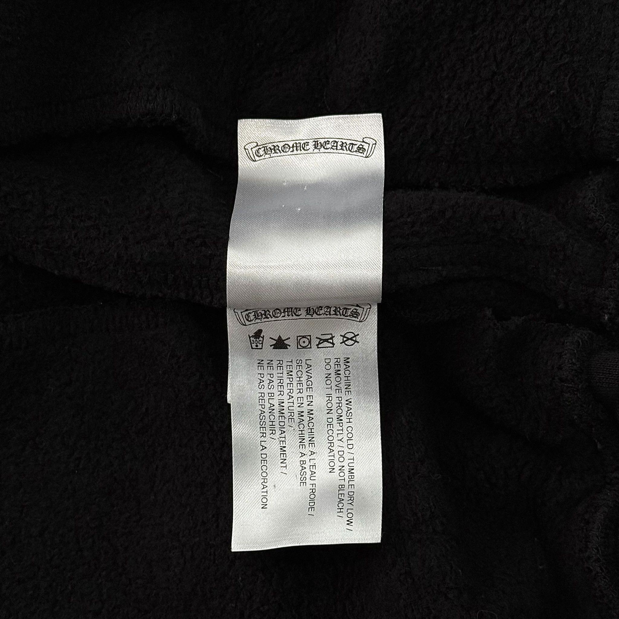 Chrome Hearts Scroll Logo Sweatpants Black White (Thermal Lined) Size US 30 / EU 46 - 6 Thumbnail