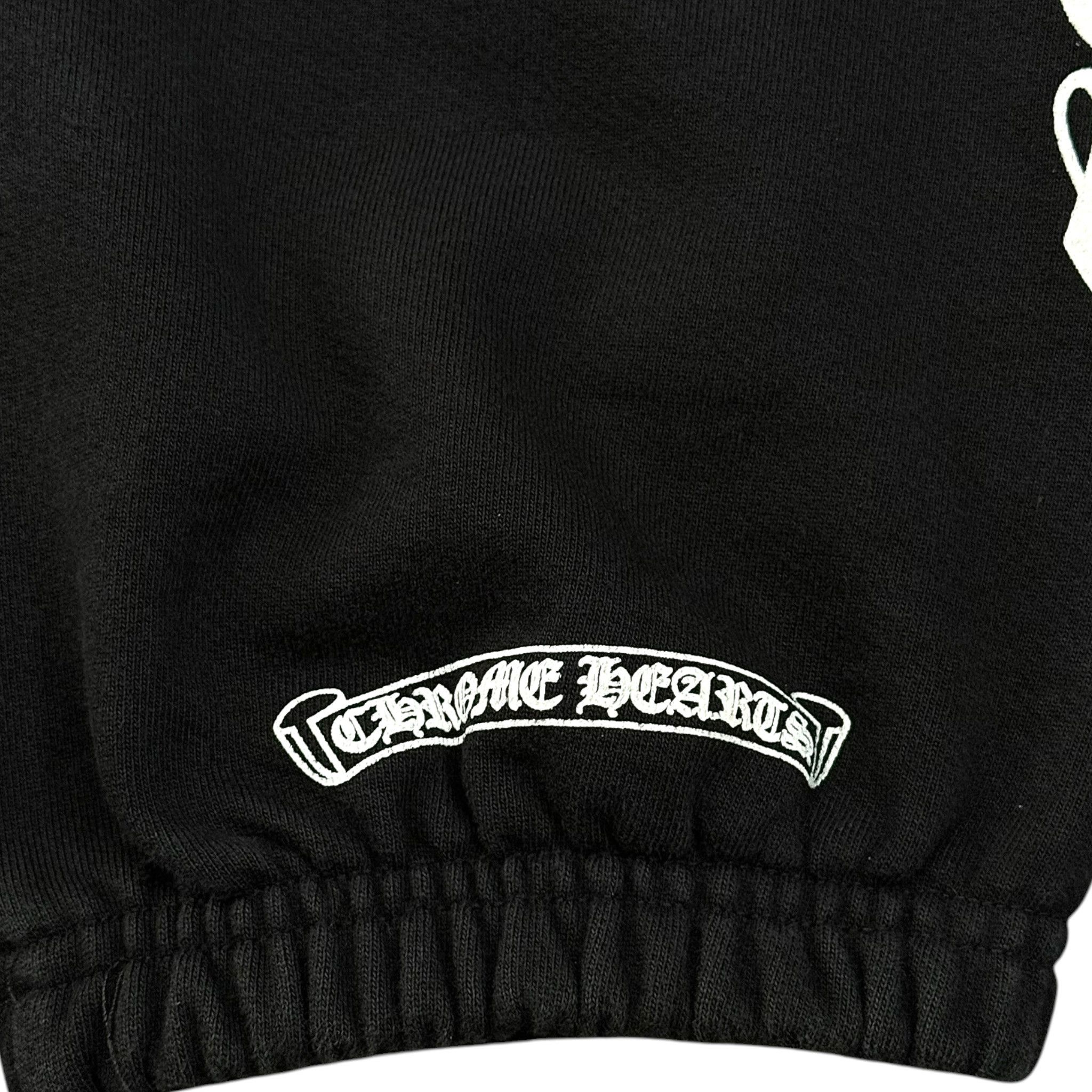 Chrome Hearts Scroll Logo Sweatpants Black White (Thermal Lined) Size US 30 / EU 46 - 4 Thumbnail