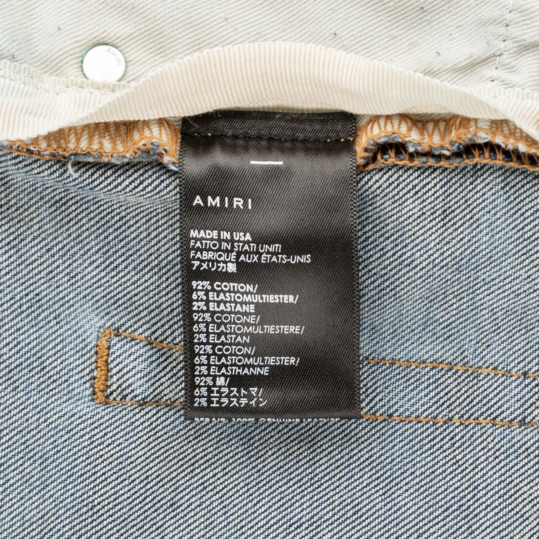 Amiri Amiri MX1 Red Ultra Suede Patch Jeans Deep Classic Indigo Size US 36 / EU 52 - 6 Thumbnail