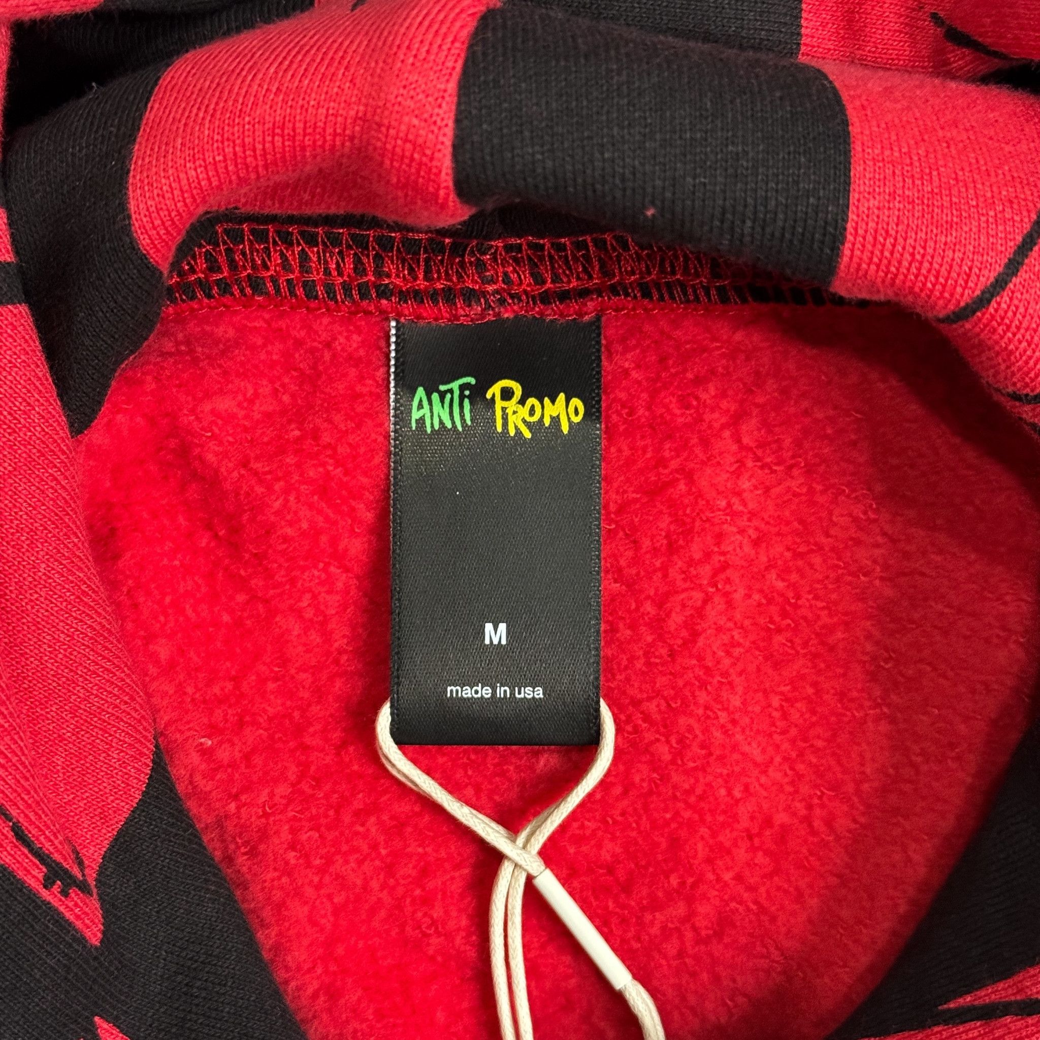 Matty Boy Anti Promo 99 Eyes Las Vegas Hooded Sweatshirt Red Multi Size US L / EU 52-54 / 3 - 5 Thumbnail
