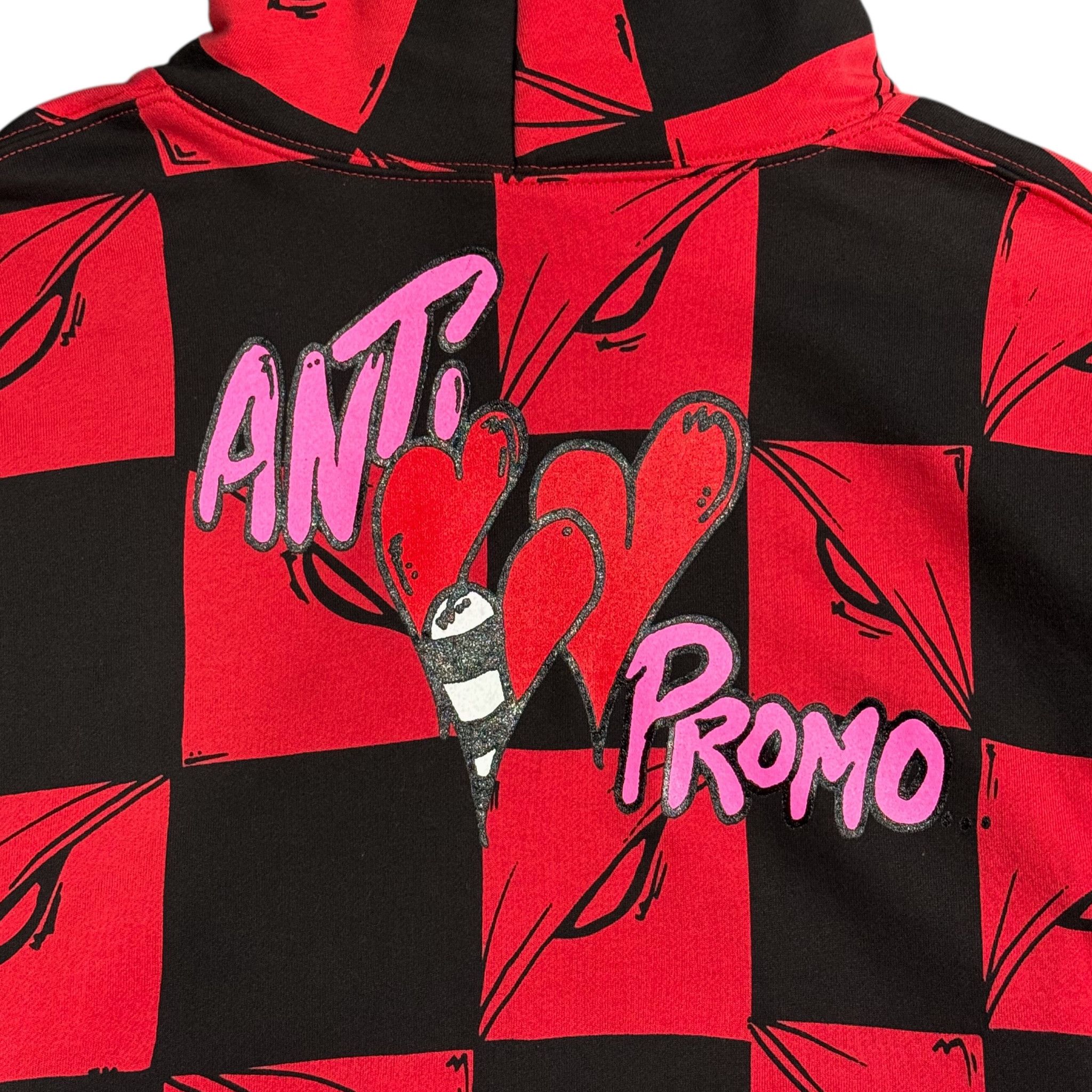 Matty Boy Anti Promo 99 Eyes Las Vegas Hooded Sweatshirt Red Multi Size US L / EU 52-54 / 3 - 3 Thumbnail