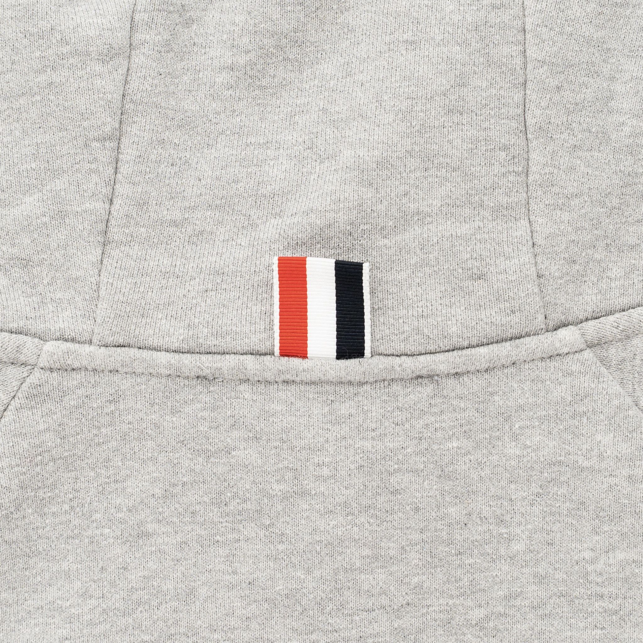 Thom Browne Engineered 4-Bar Classic Zip Up Hooded Sweatshirt Grey Whit Size US XL / EU 56 / 4 - 4 Thumbnail