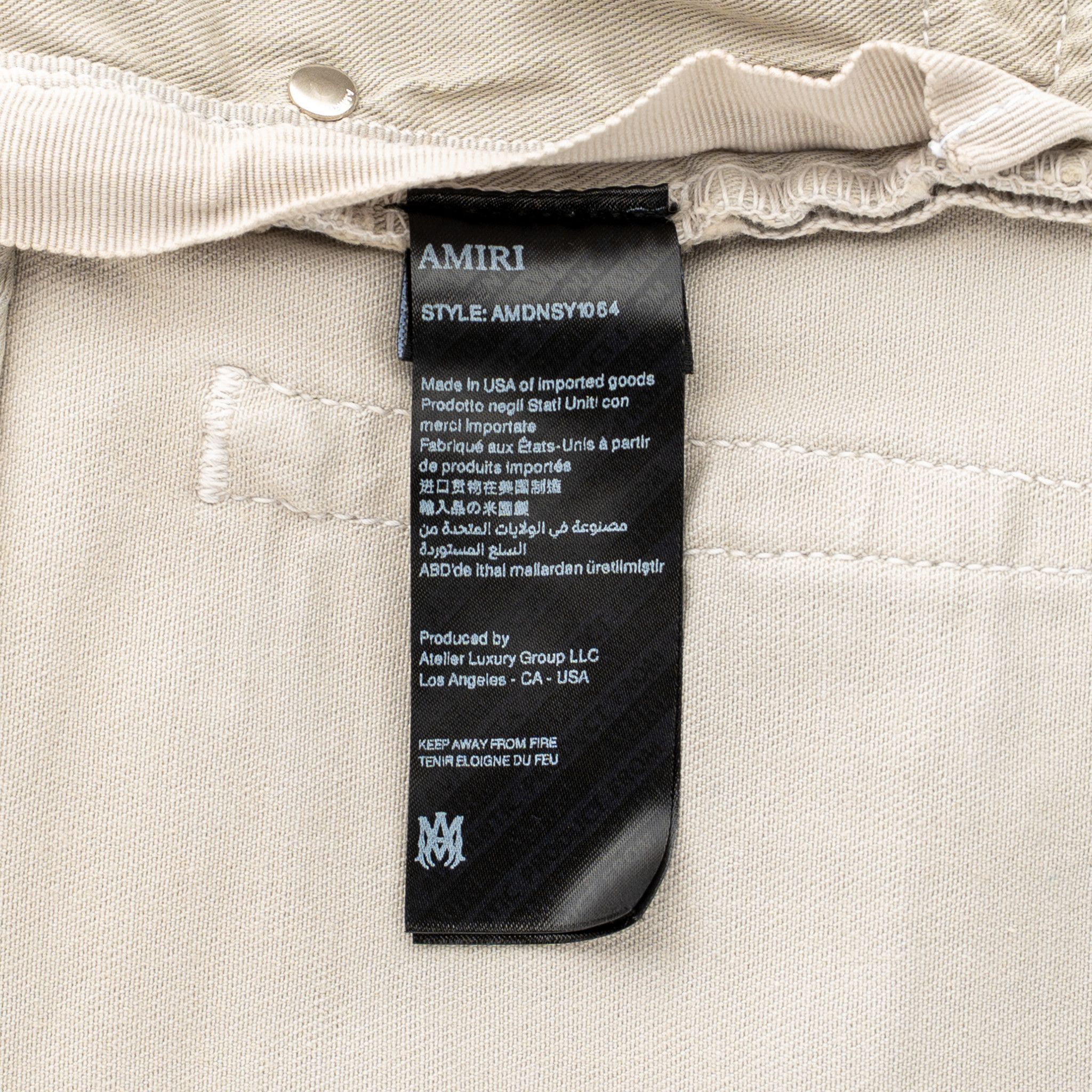 Amiri Amiri MX1 Leather Patch Jeans Waxed Gray Violet Size US 31 - 5 Thumbnail