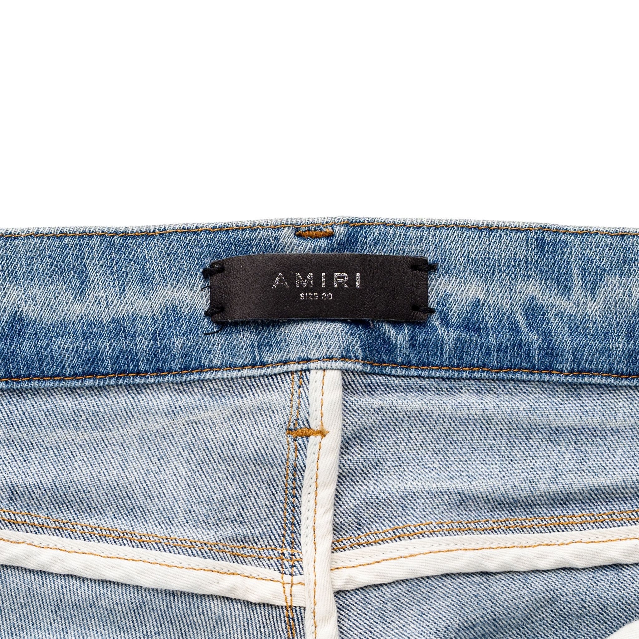Amiri Amiri Biker Art Patch Jeans Clay Indigo Size US 30 / EU 46 - 7 Thumbnail