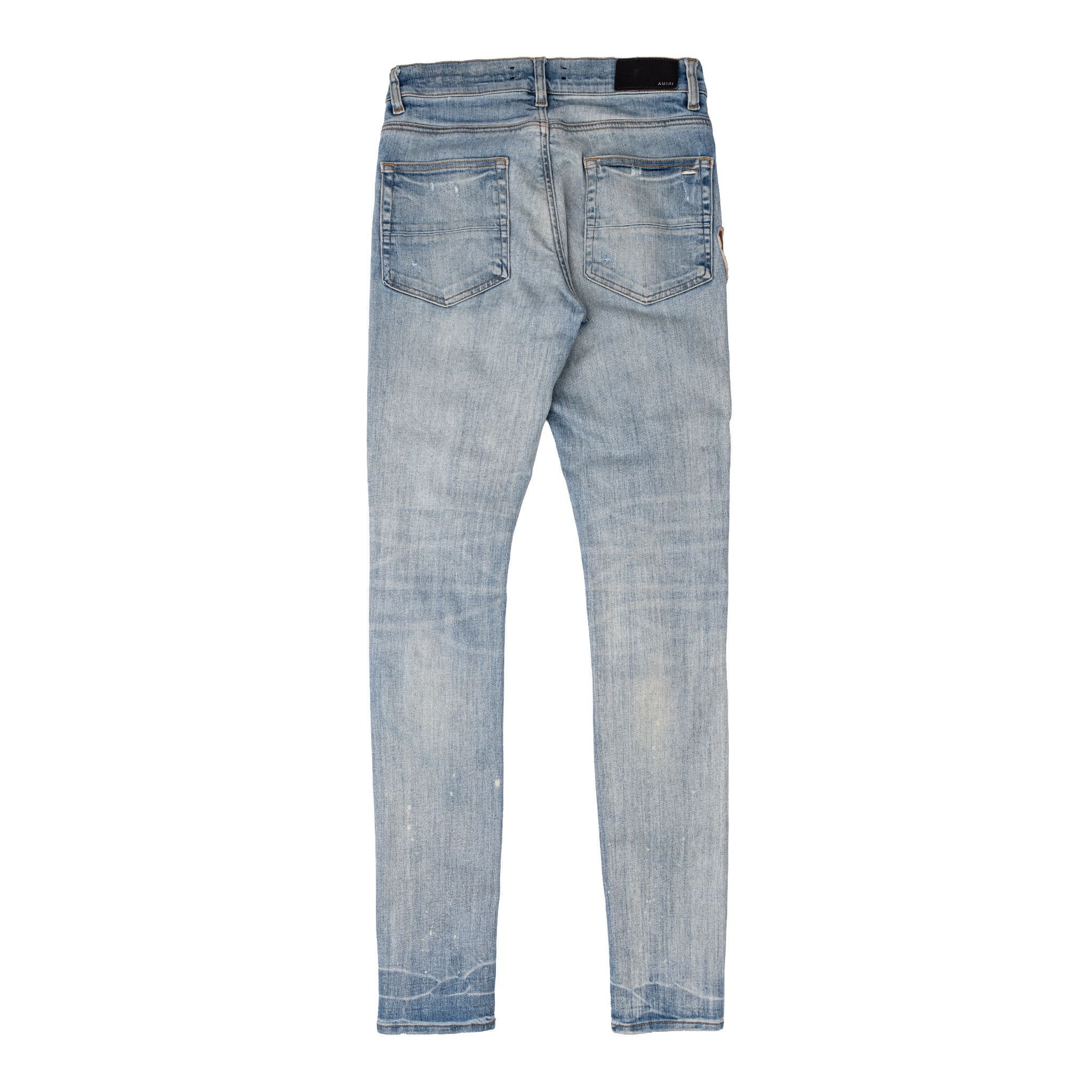 Amiri Amiri Biker Art Patch Jeans Clay Indigo Size US 30 / EU 46 - 2 Thumbnail