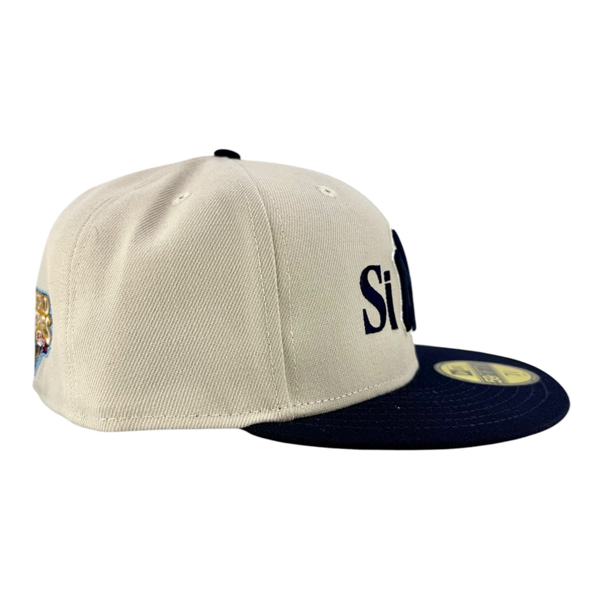 Sinclair Global New York Yankees 2003 World Series Patch Fitted Hat Beige N Size ONE SIZE - 3 Thumbnail