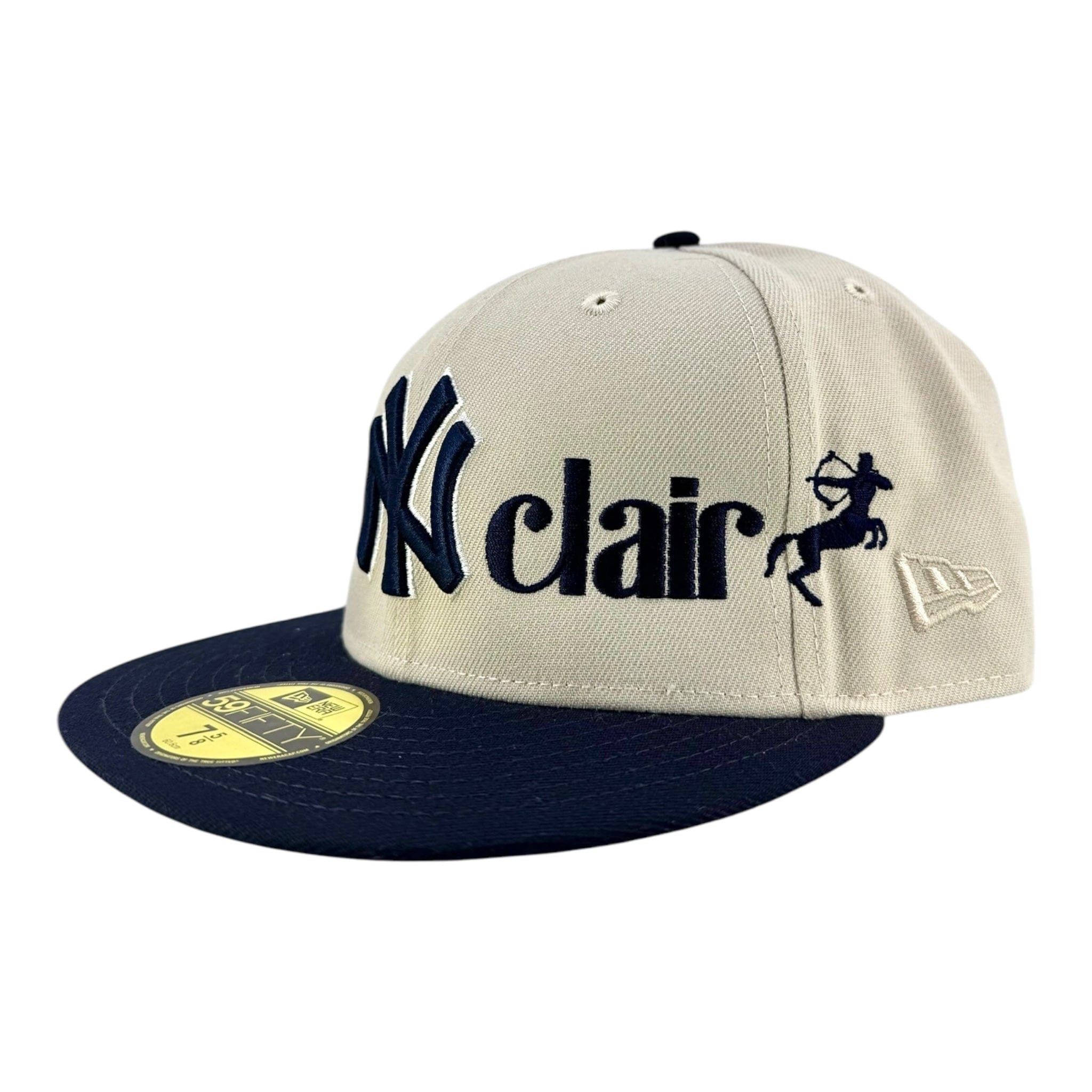 Sinclair Global New York Yankees 2003 World Series Patch Fitted Hat Beige N Size ONE SIZE - 5 Thumbnail