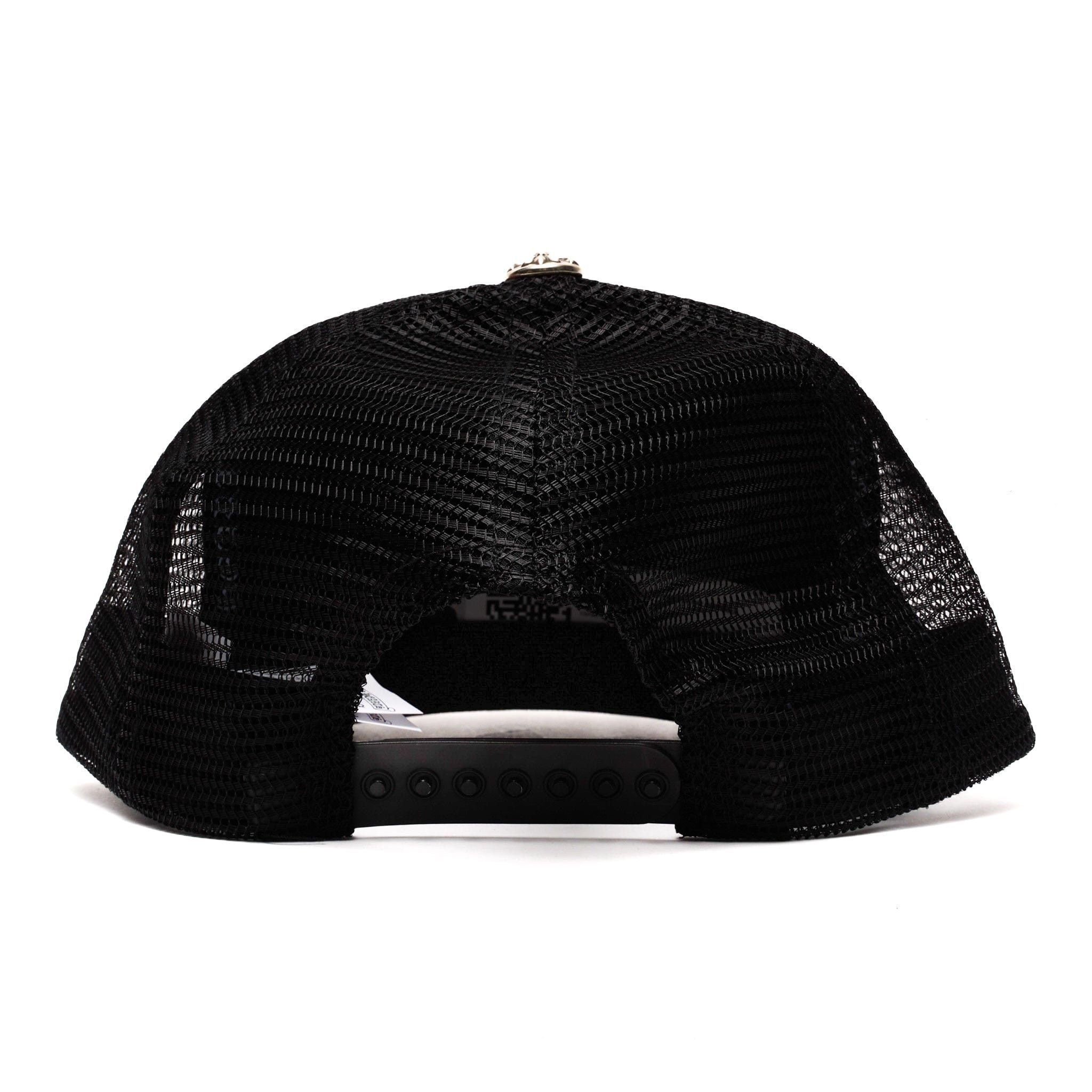 Chrome Hearts Miami Exclusive CH Patch Trucker Hat Black White Size ONE SIZE - 6 Thumbnail