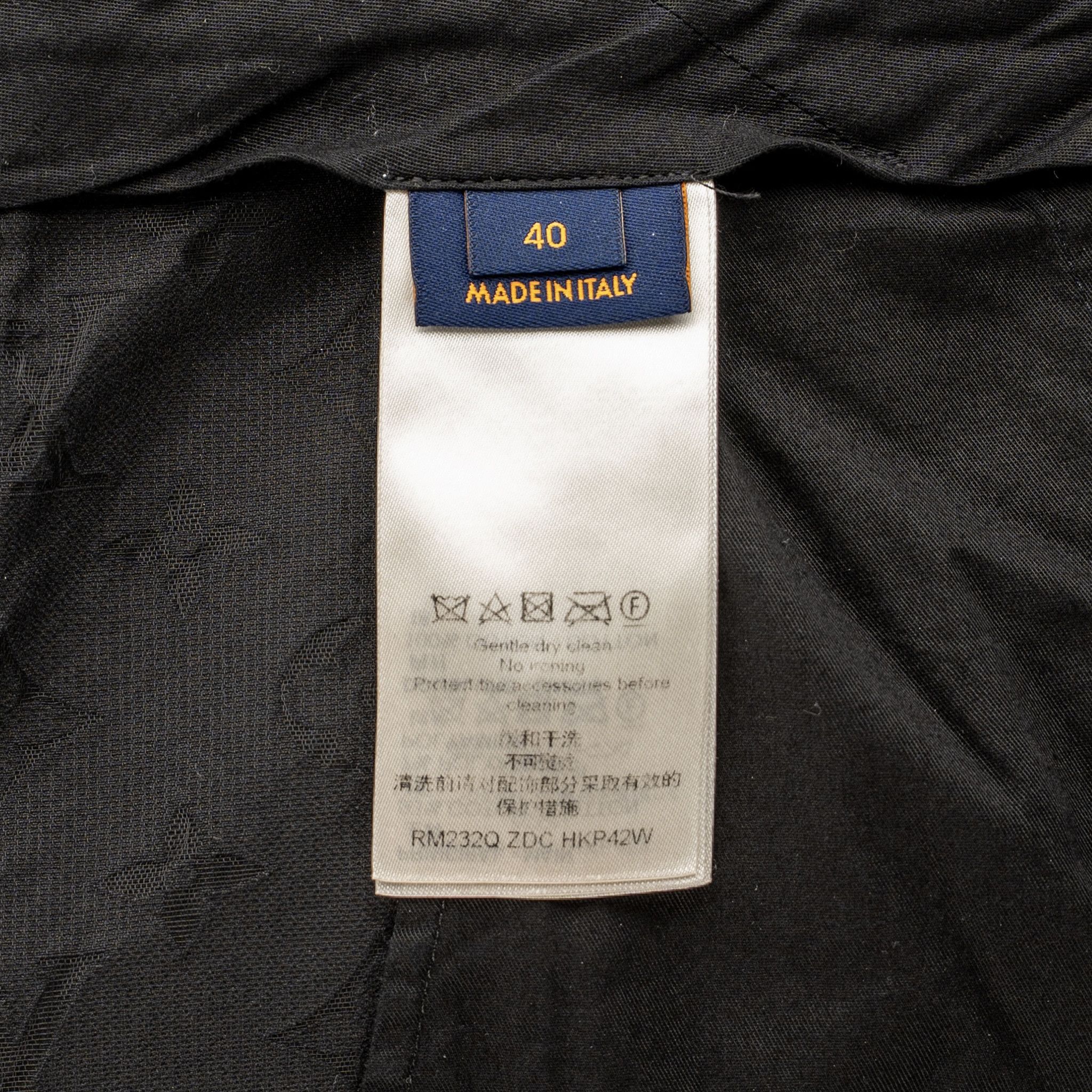 Louis Vuitton Monogram Embossed Chino Pants Black Size US 40 / EU 56 - 6 Thumbnail