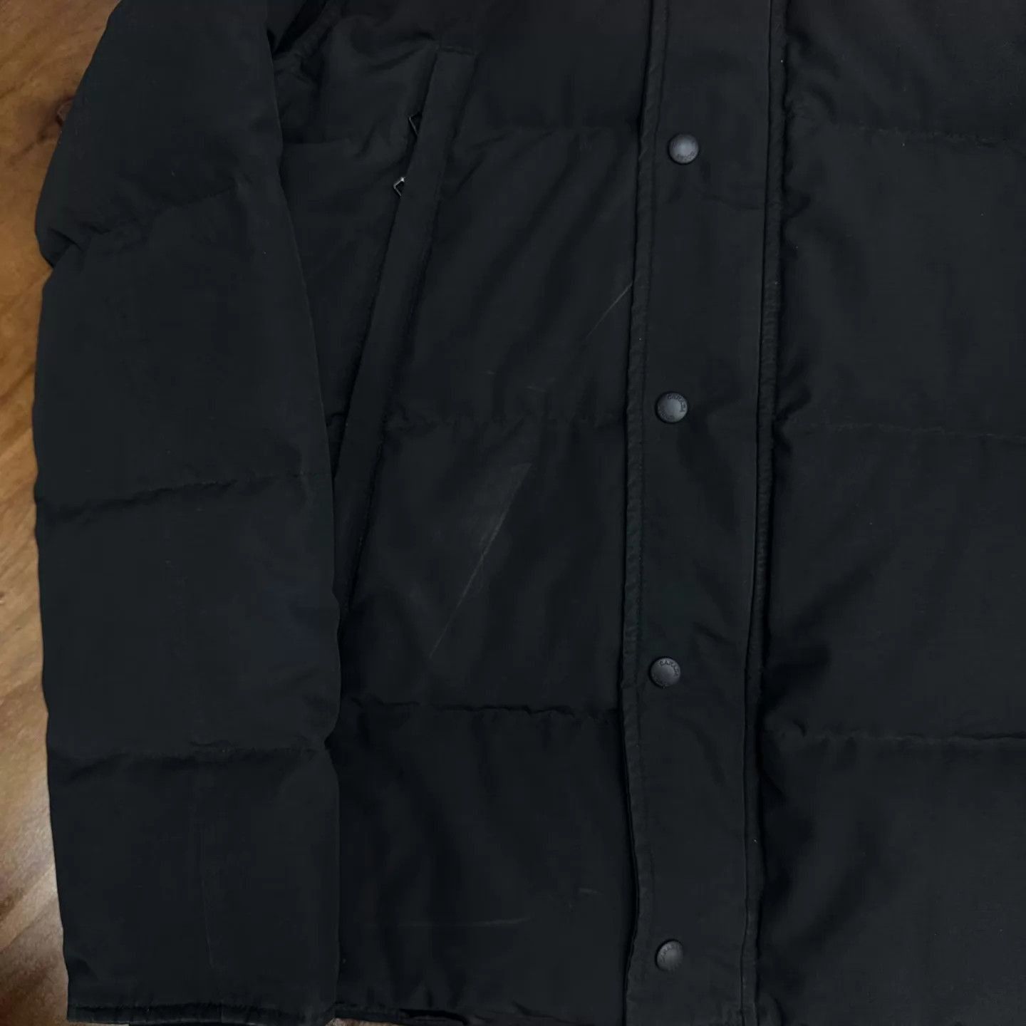 Canada Goose Wyndham Black Heavy Coat in Size L Size US L / EU 52-54 / 3 - 3 Thumbnail