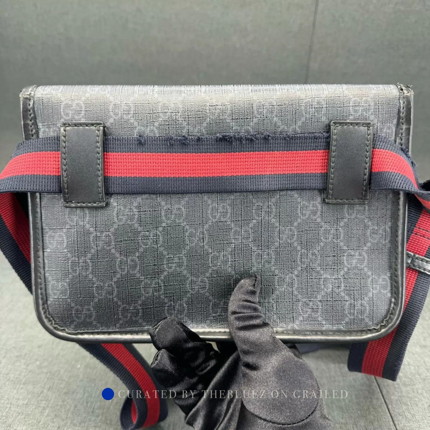Gucci Black All Over Print Chest Bag Size ONE SIZE - 6 Thumbnail