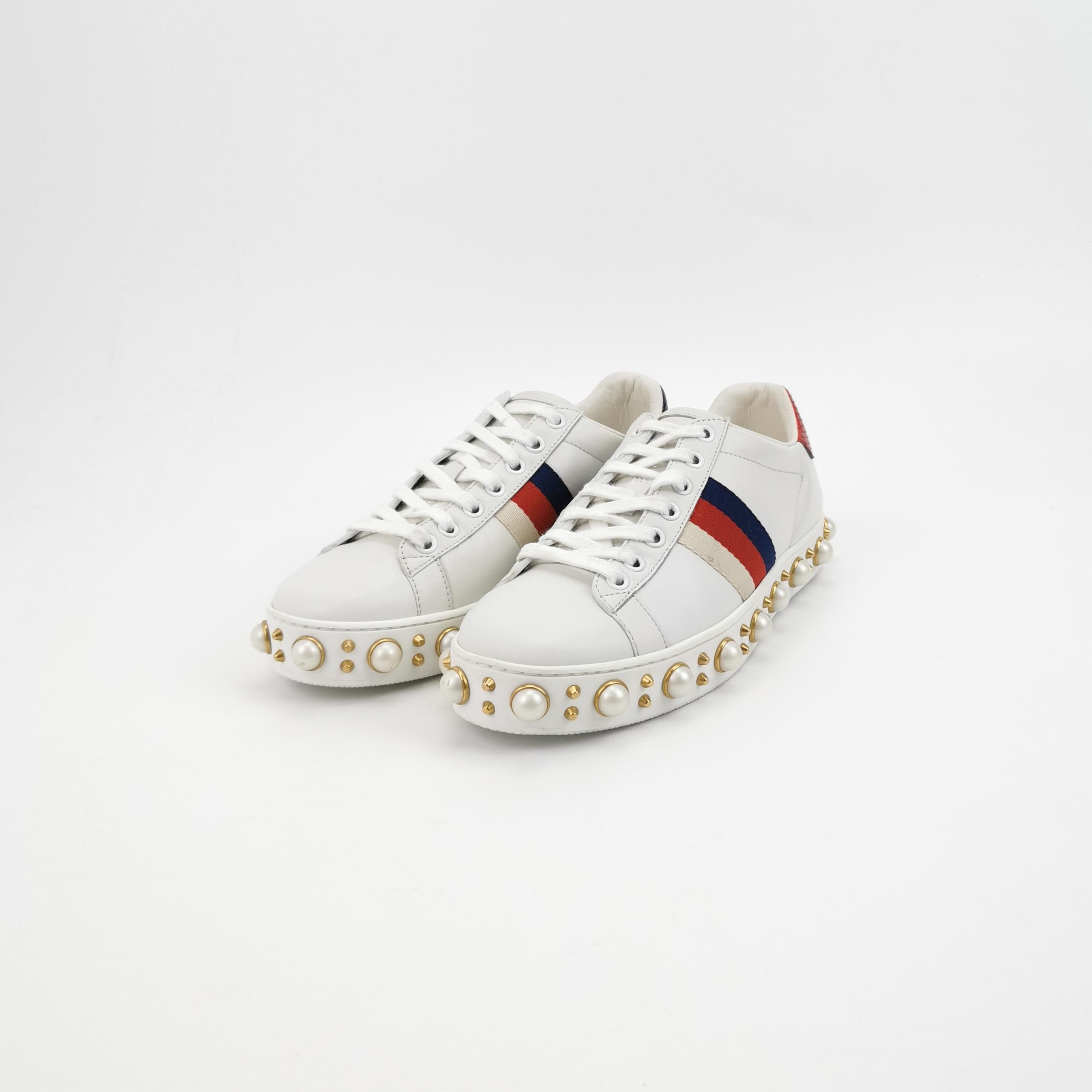 Gucci Gucci Women 6 Lowtop Sneakers Size US 6 / IT 36 - 2 Thumbnail