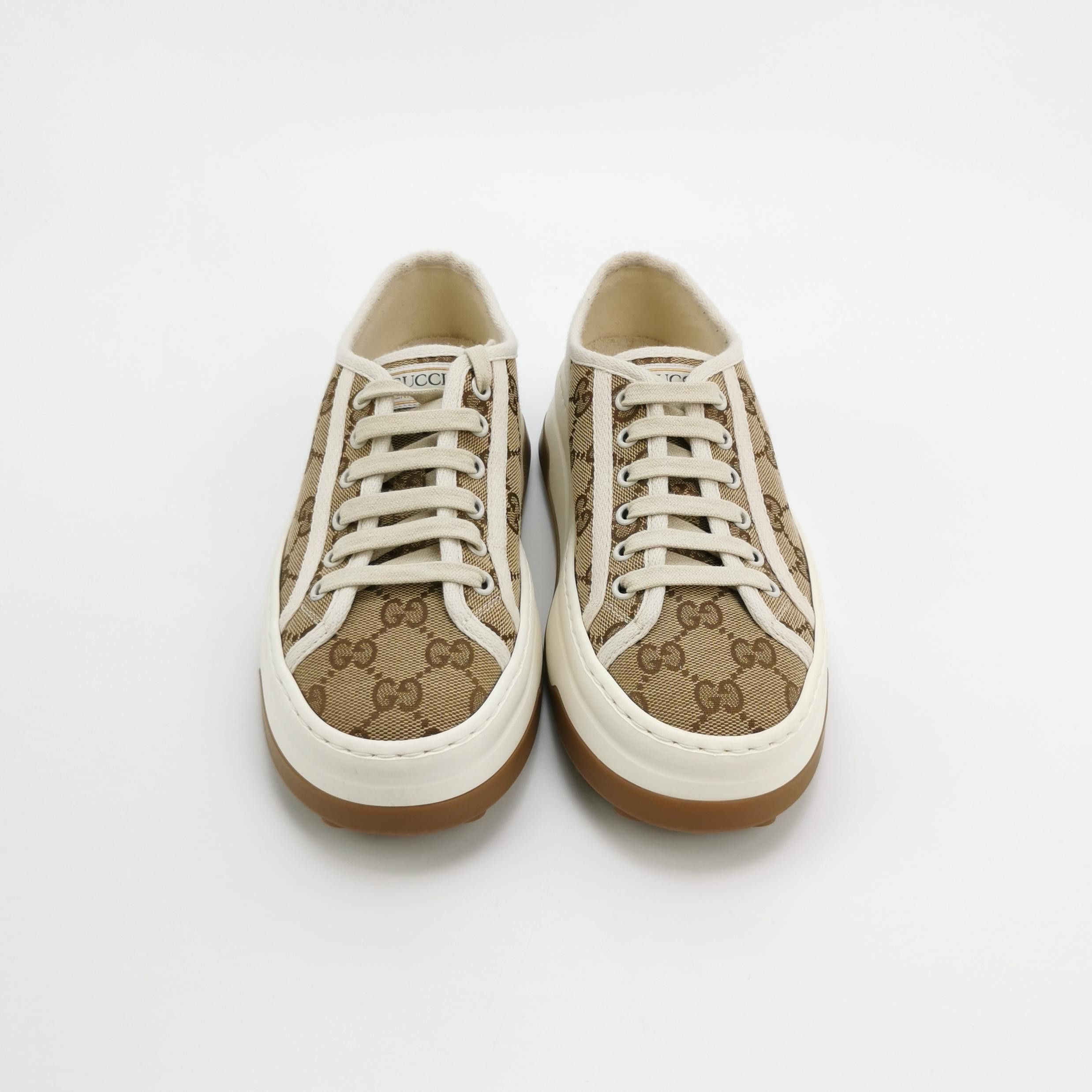 Gucci Gucci Women 6-5 Lowtop Sneakers Size US 6.5 / IT 36.5 - 3 Thumbnail