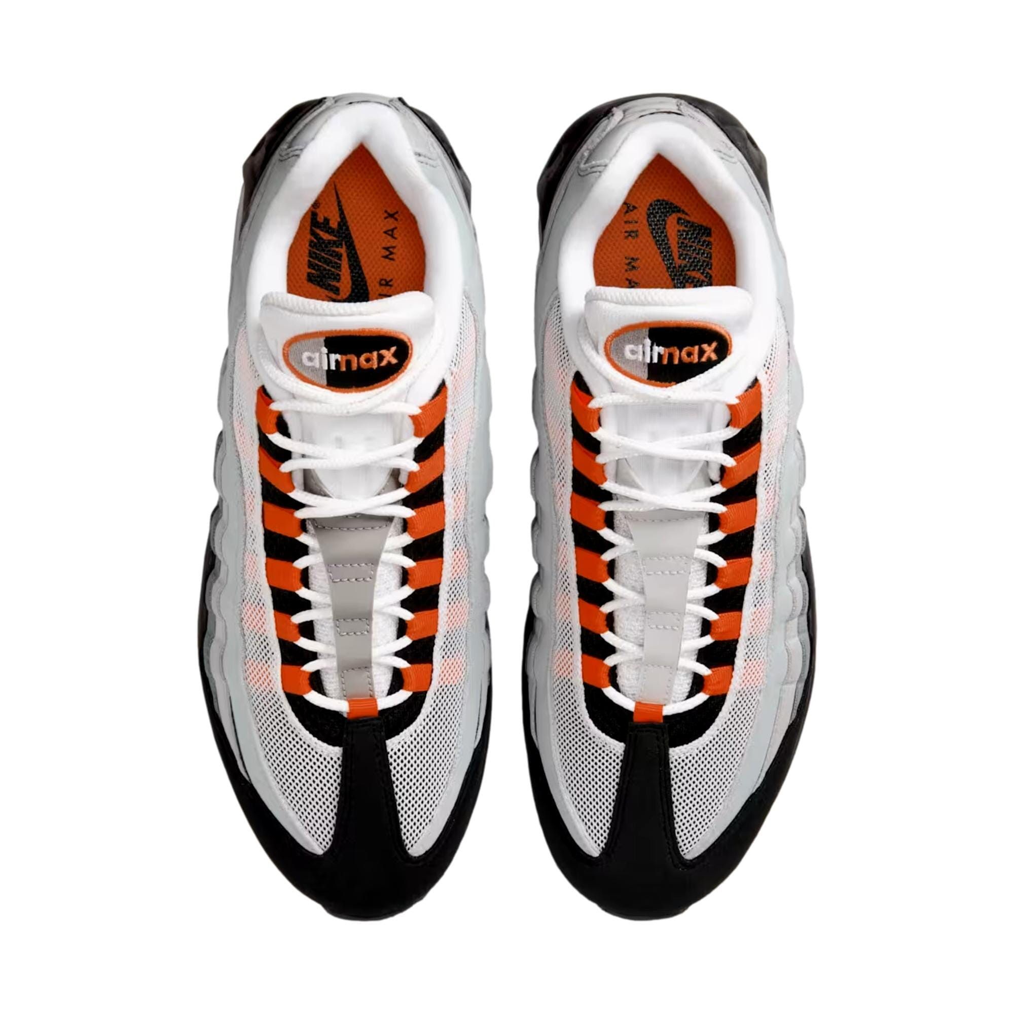 Nike Air Max 95 OG White / Bright Mandarin HM4740-101 Size US 8 / EU 41 - 2 Thumbnail
