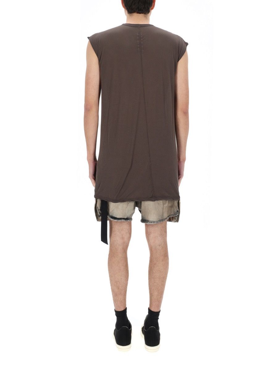 Rick Owens Drkshdw RICK OWENS DRKSHDW T-SHIRT "DYLAN T" - BROWN Size US L / EU 52-54 / 3 - 5 Thumbnail
