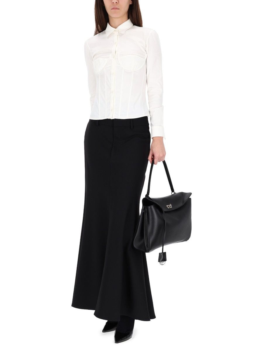 Balenciaga BALENCIAGA CORSET SHIRT - WHITE (IT 38) Size XS / US 0-2 / IT 36-38 - 2 Thumbnail