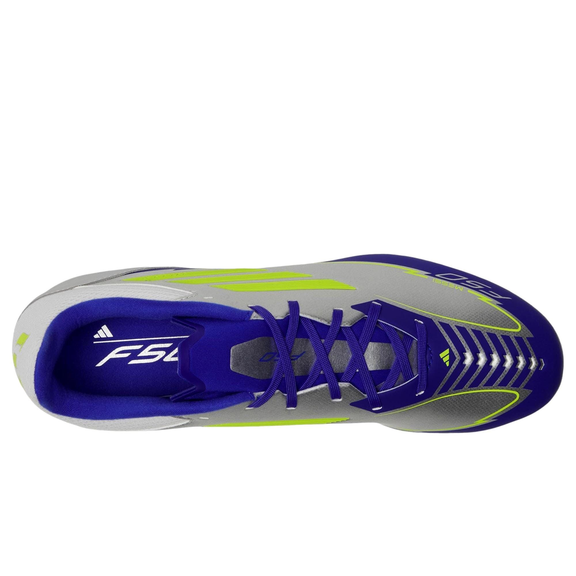 Adidas F50 League FG / MG Messi Silver Metallic IH0918 Size US 8 / EU 41 - 2 Thumbnail