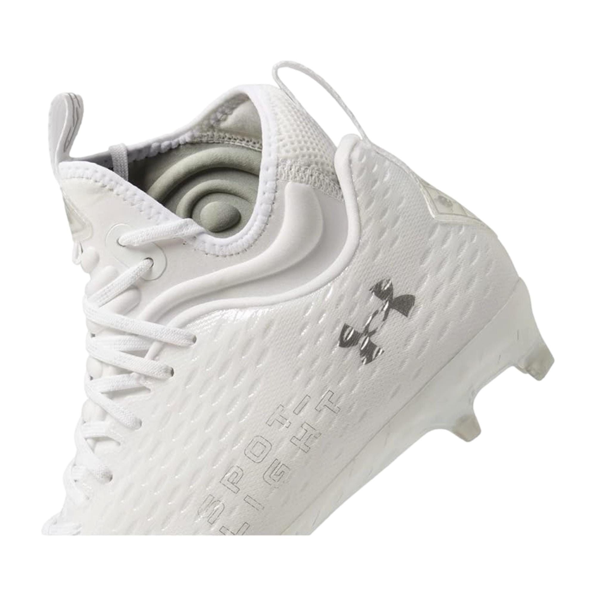 Under Armour Spotlight Lux MC 2.0 White/White 3025082-100 Size US 8.5 / EU 41-42 - 3 Thumbnail