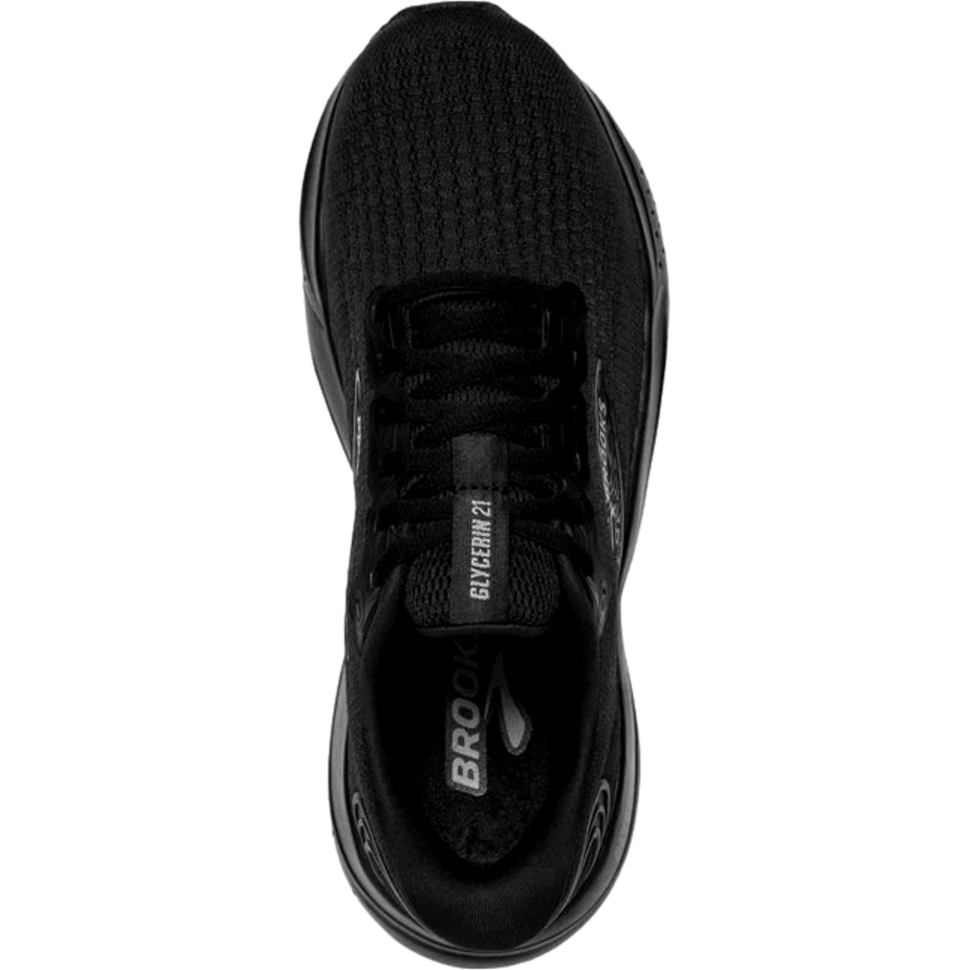 Brooks Glycerin 21 Black / Black / Ebony 110419 2E 020 Size US 8.5 / EU 41-42 - 3 Thumbnail