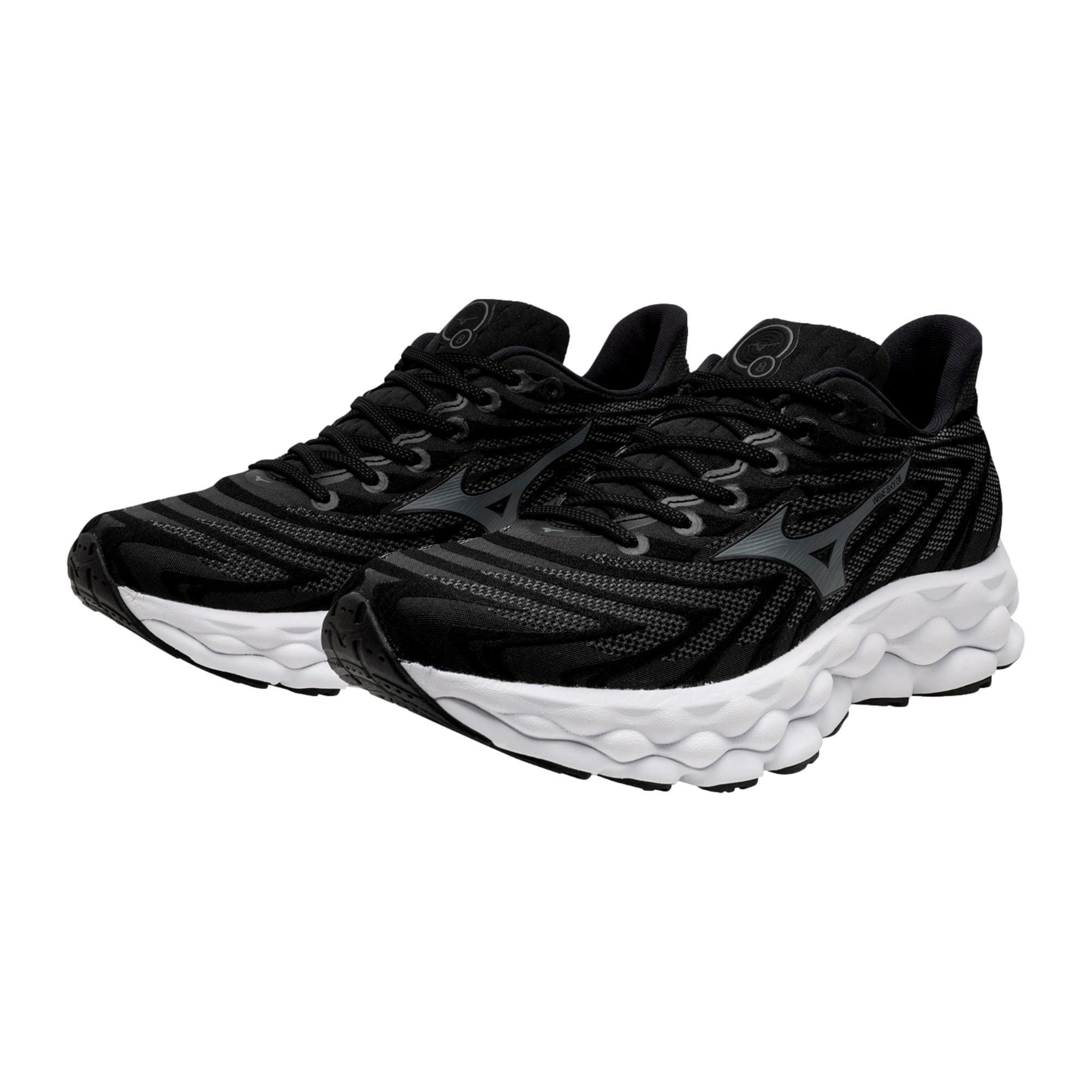 Mizuno Wave Sky 8 Black / Metallic Grey 411462.90MG Size US 8.5 / EU 41-42 - 2 Thumbnail