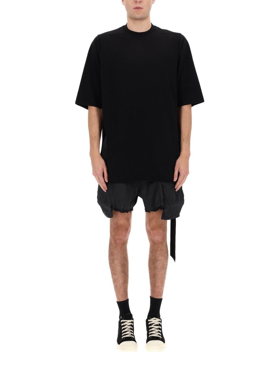 Rick Owens Drkshdw RICK OWENS DRKSHDW "SUBHUMAN JUMBO" T-SHIRT - BLACK Size US S / EU 44-46 / 1 - 4 Thumbnail