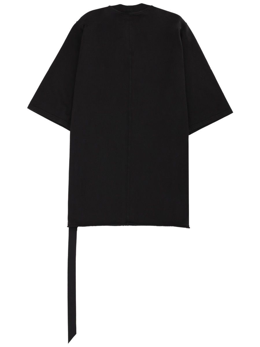 Rick Owens Drkshdw RICK OWENS DRKSHDW "SUBHUMAN JUMBO" T-SHIRT - BLACK Size US L / EU 52-54 / 3 - 3 Thumbnail