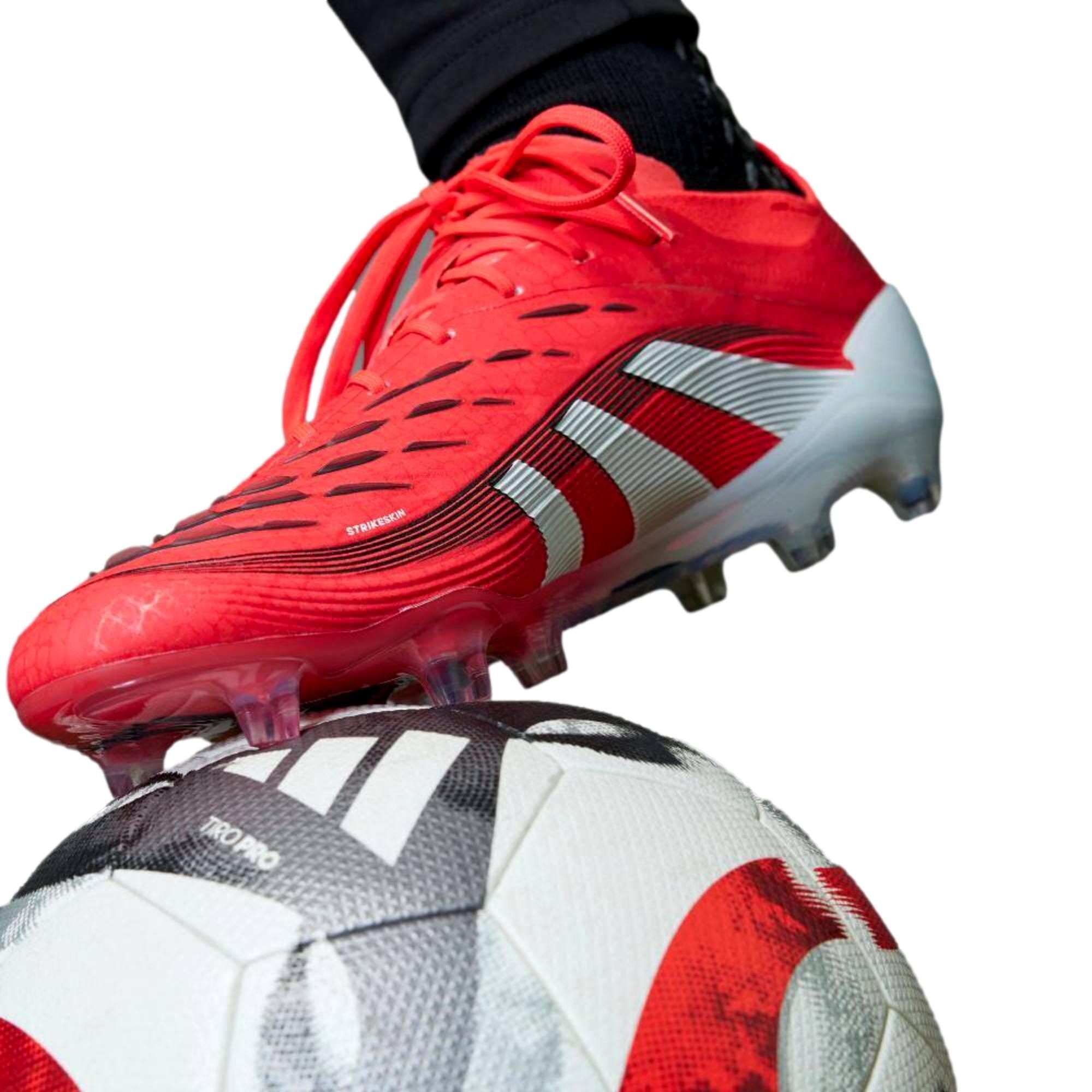 Adidas Predator Elite FG Lucid Red ID3882 Size US 8.5 / EU 41-42 - 2 Thumbnail