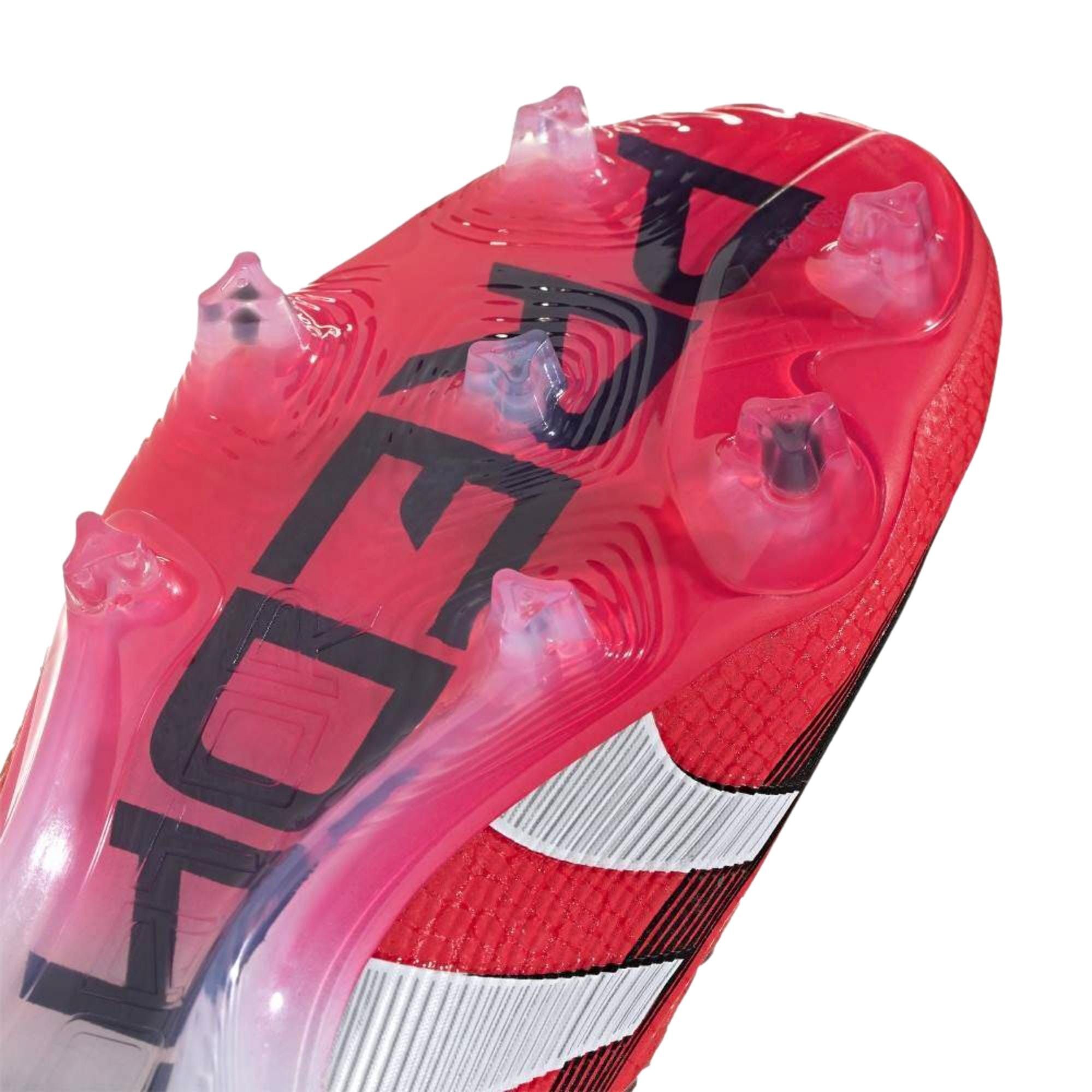 Adidas Predator Elite FG Lucid Red ID3882 Size US 8.5 / EU 41-42 - 4 Thumbnail