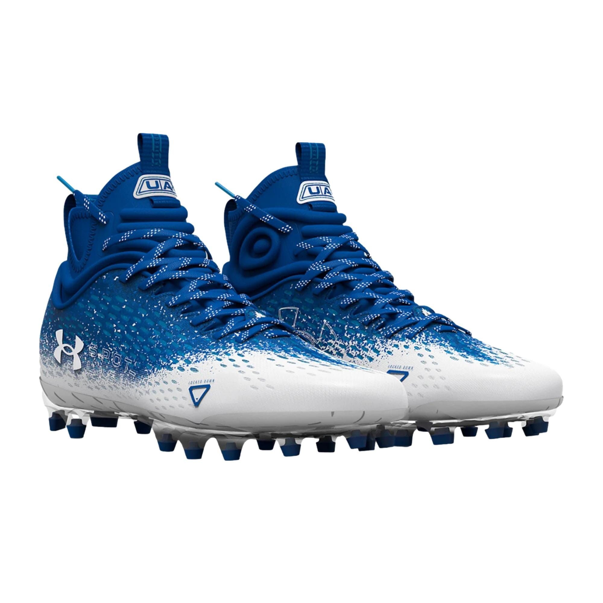 Under Armour Spotlight Lux MC 2.0 Blue / White 3025082-400 Size US 8.5 / EU 41-42 - 4 Thumbnail