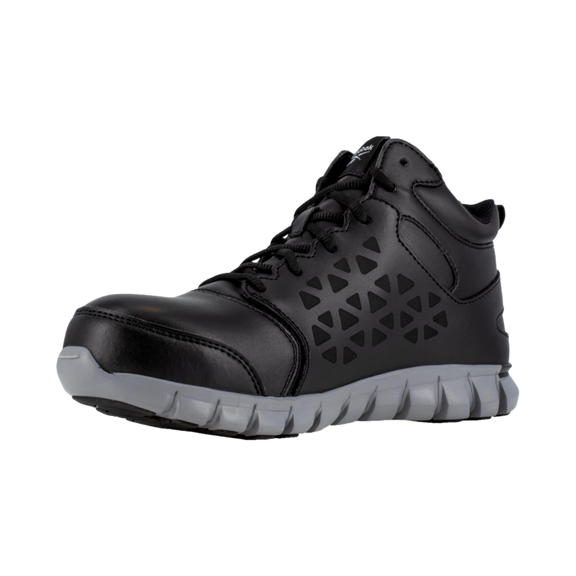Reebok Sublite Cushion Work Midcut Comp Toe Black/Grey RB414 Size US 8.5 / EU 41-42 - 3 Thumbnail