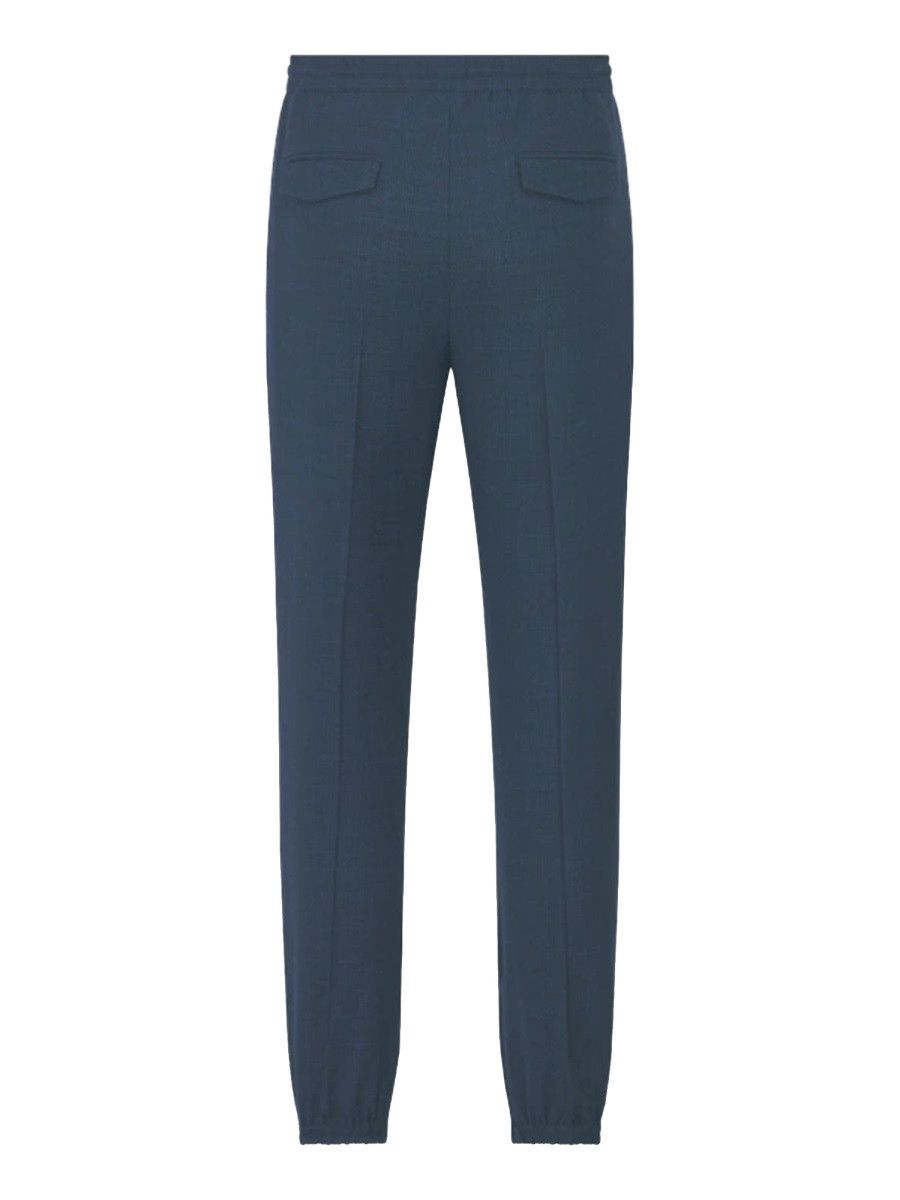 Dior DIOR WOOL BLEND PANTS - BLUE (IT 50) Size US 34 / EU 50 - 3 Thumbnail