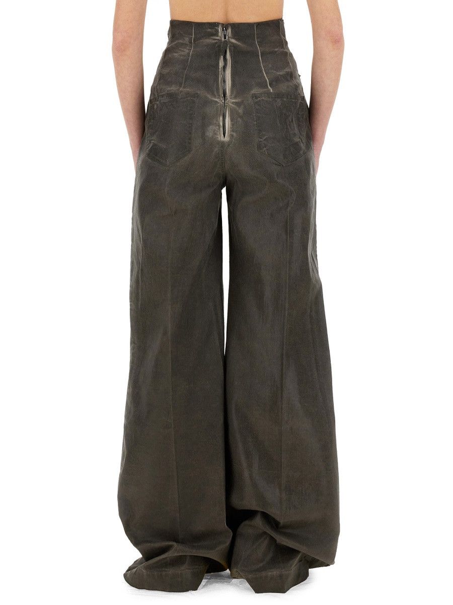 Rick Owens Drkshdw RICK OWENS DRKSHDW "DIRT COOPER" DENIM PANTS - GREY Size 30" / US 8 / IT 44 - 3 Thumbnail