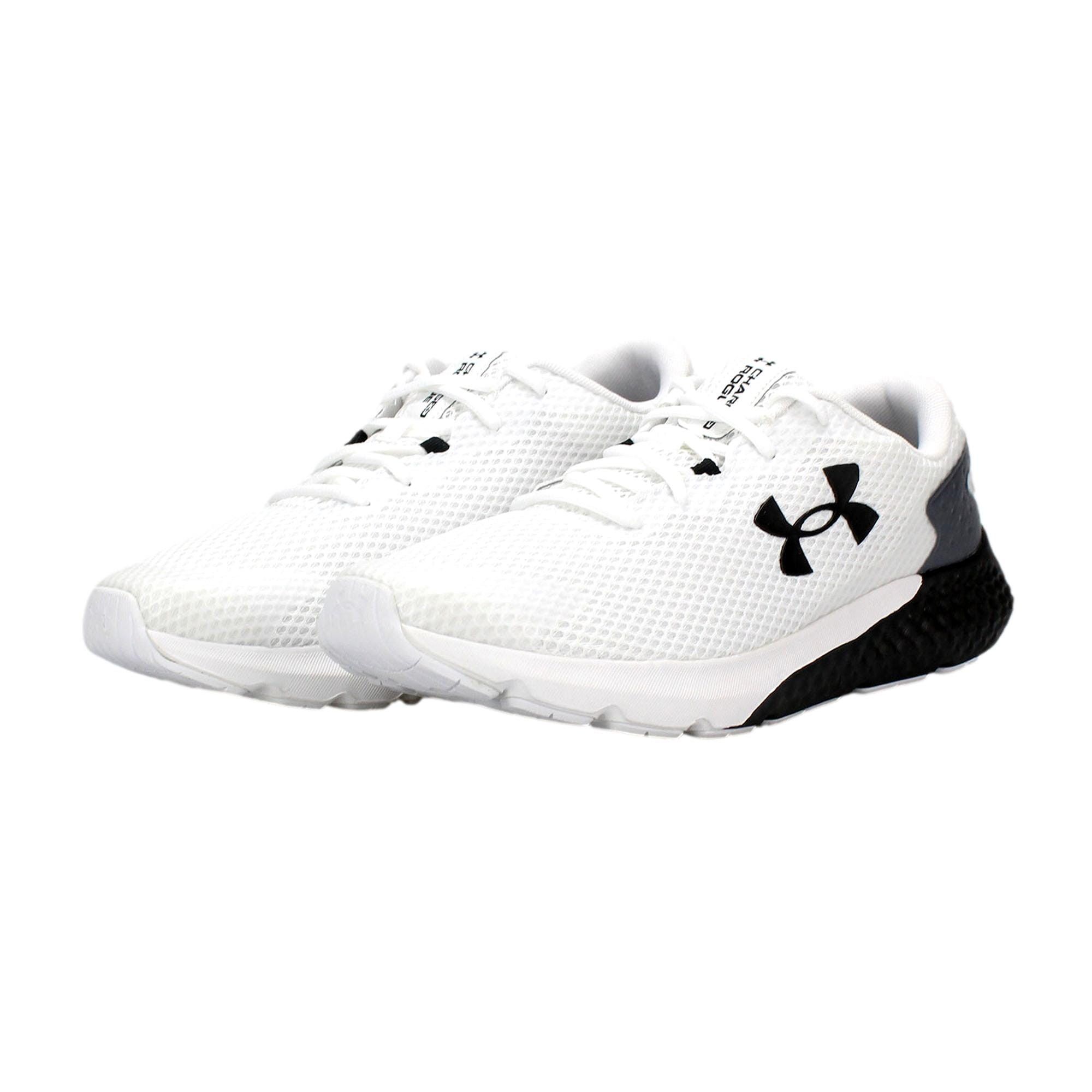 Under Armour Charged Rogue 3 White / Black 3024877-104 Size US 9 / EU 42 - 3 Thumbnail