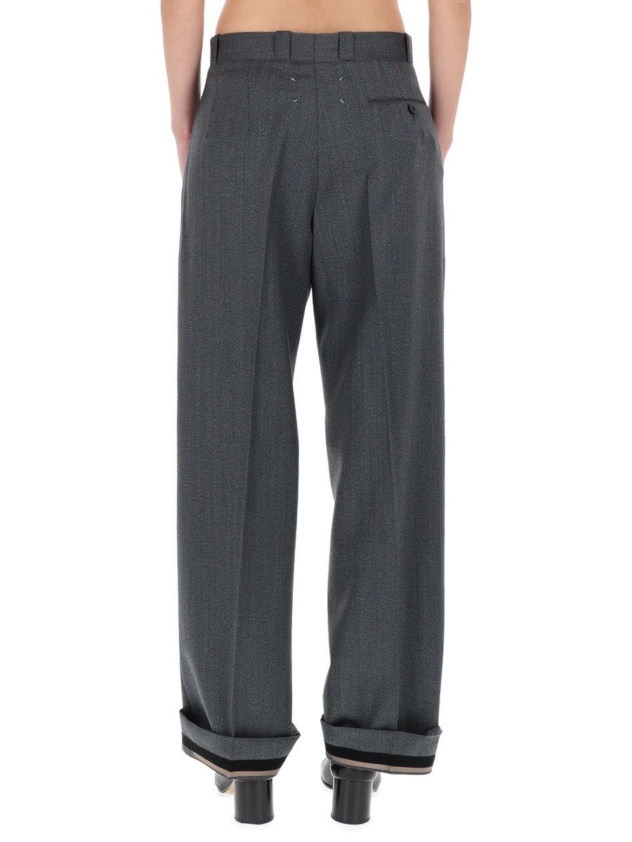 Maison Margiela MAISON MARGIELA TAILORED PANTS - GREY (IT 40) Size 40" / US 18 - 4 Thumbnail