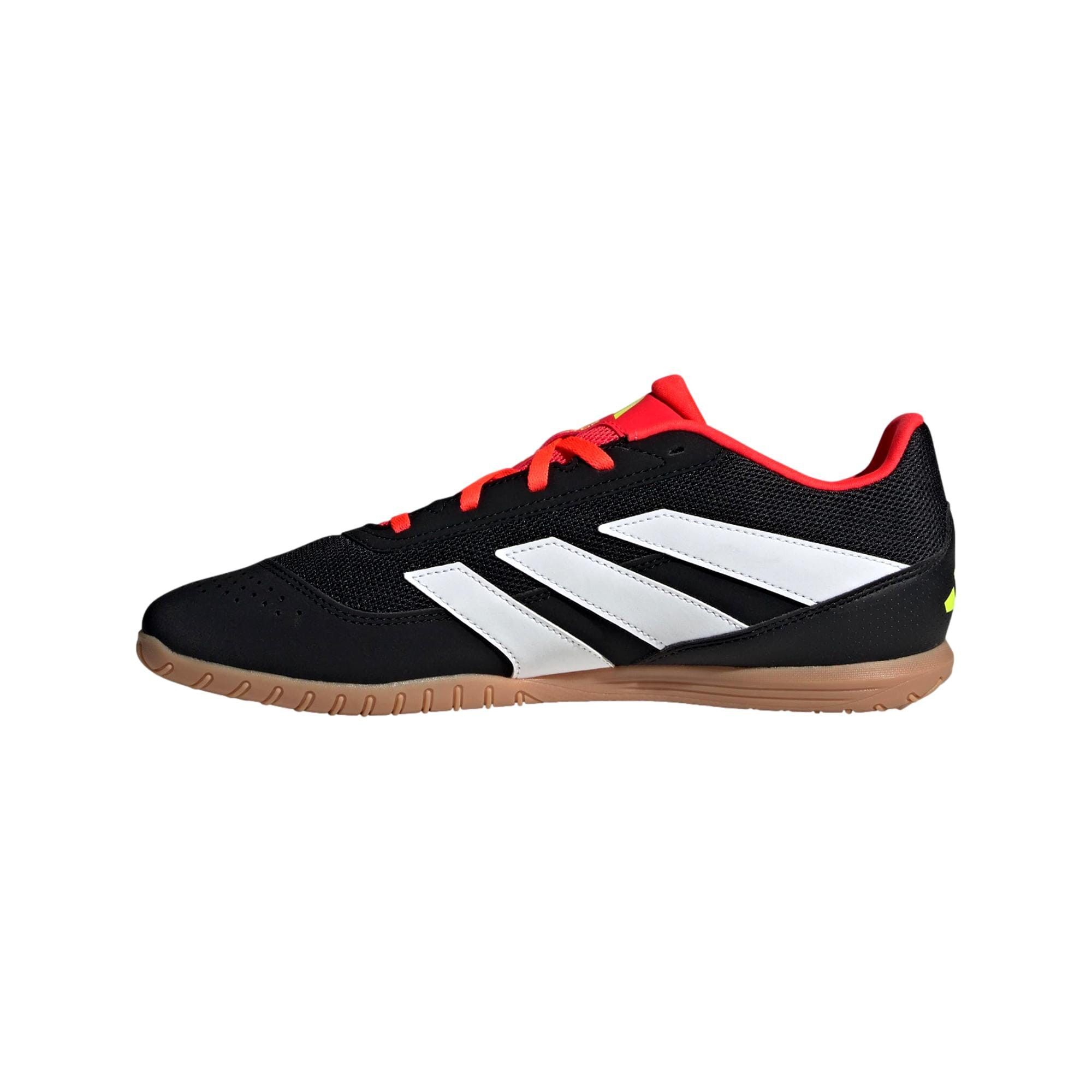 Adidas Predator 24 Club Indoor Black / White - Solar Red IG5448 Size US 9 / EU 42 - 2 Thumbnail