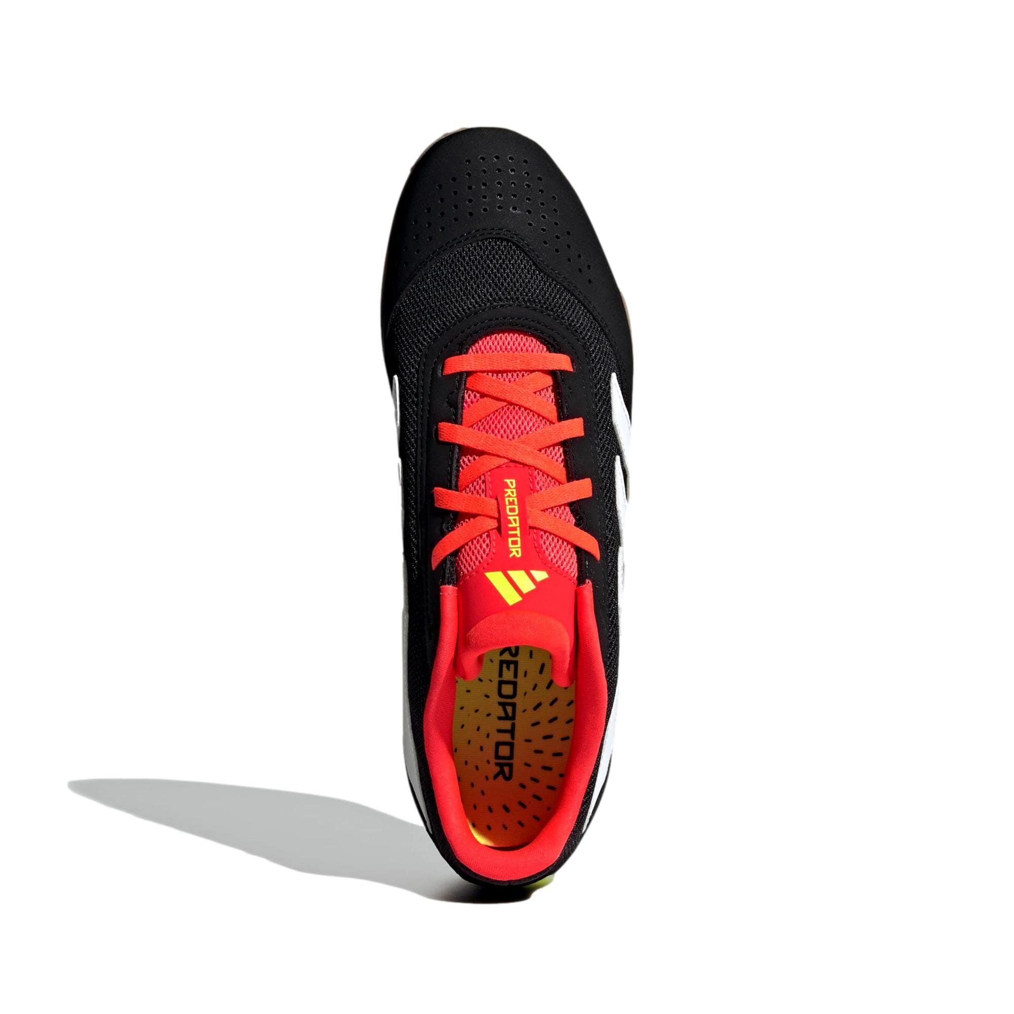 Adidas Predator 24 Club Indoor Black / White - Solar Red IG5448 Size US 9 / EU 42 - 3 Thumbnail